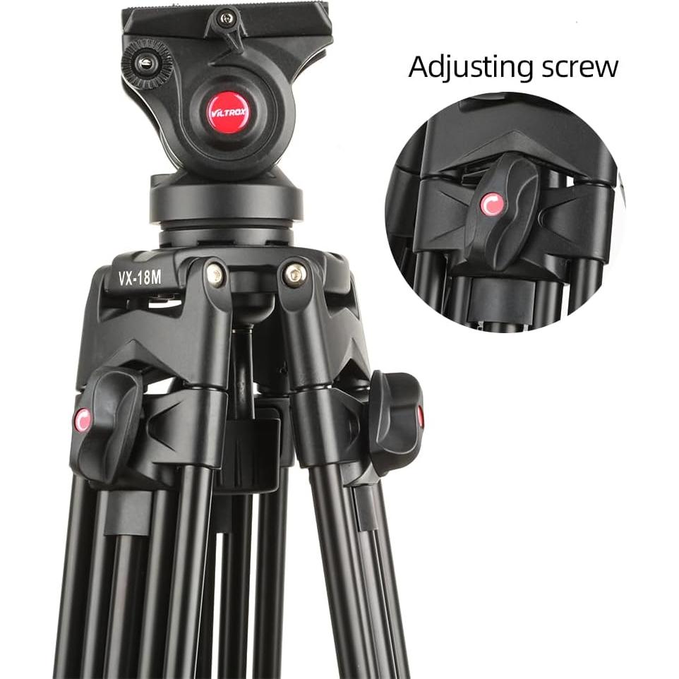 Trípode de Video VILTROX VX-18M II 1.98m 9.98kg con Bolsa