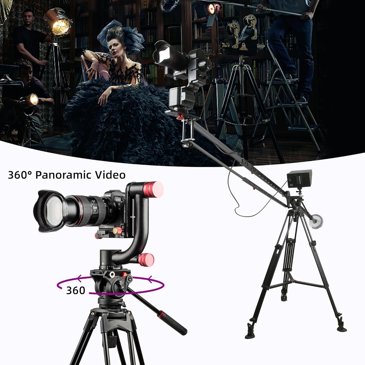 Trípode de Video VILTROX VX-18M II 1.98m 9.98kg con Bolsa