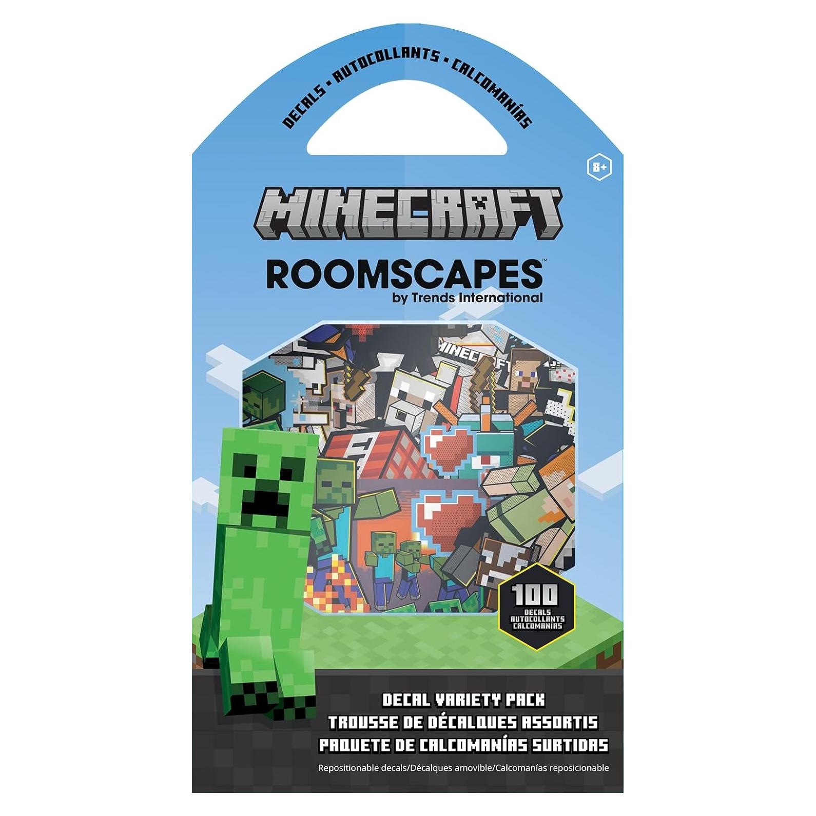 Calcomanías Minecraft Trends International - 100 Piezas