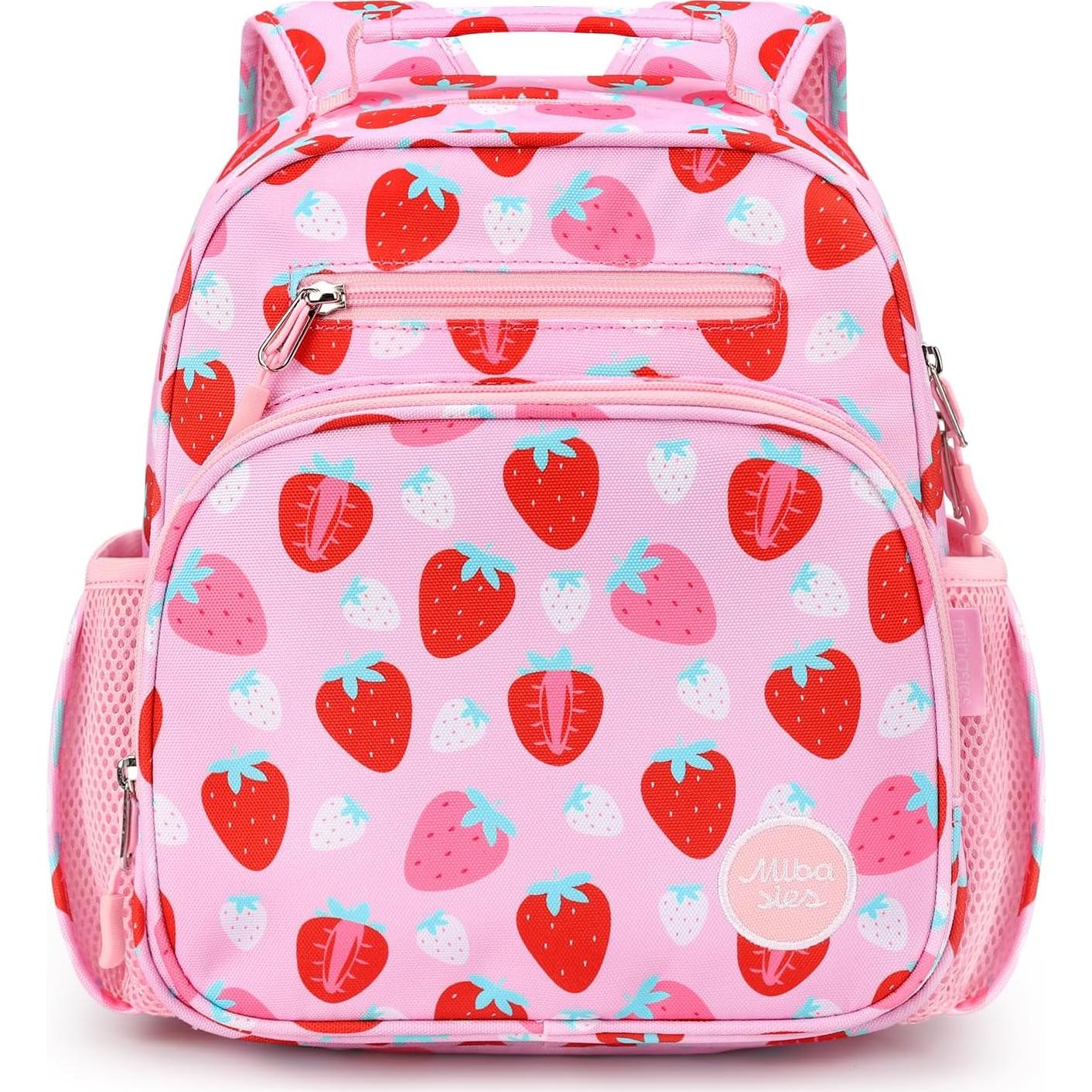 Mochila Infantil Mibasies Rosa Fresa 30 cm 7L para Niñas