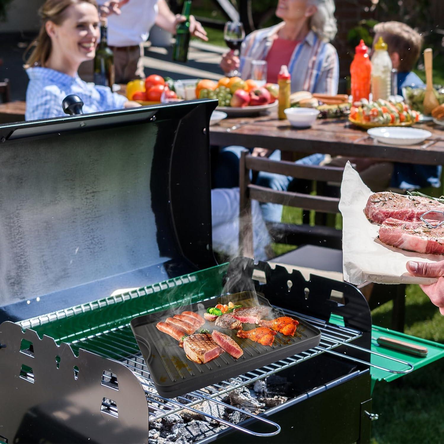 Plancha Reversible Hierro Fundido 40.64x35.56cm WEBROIL