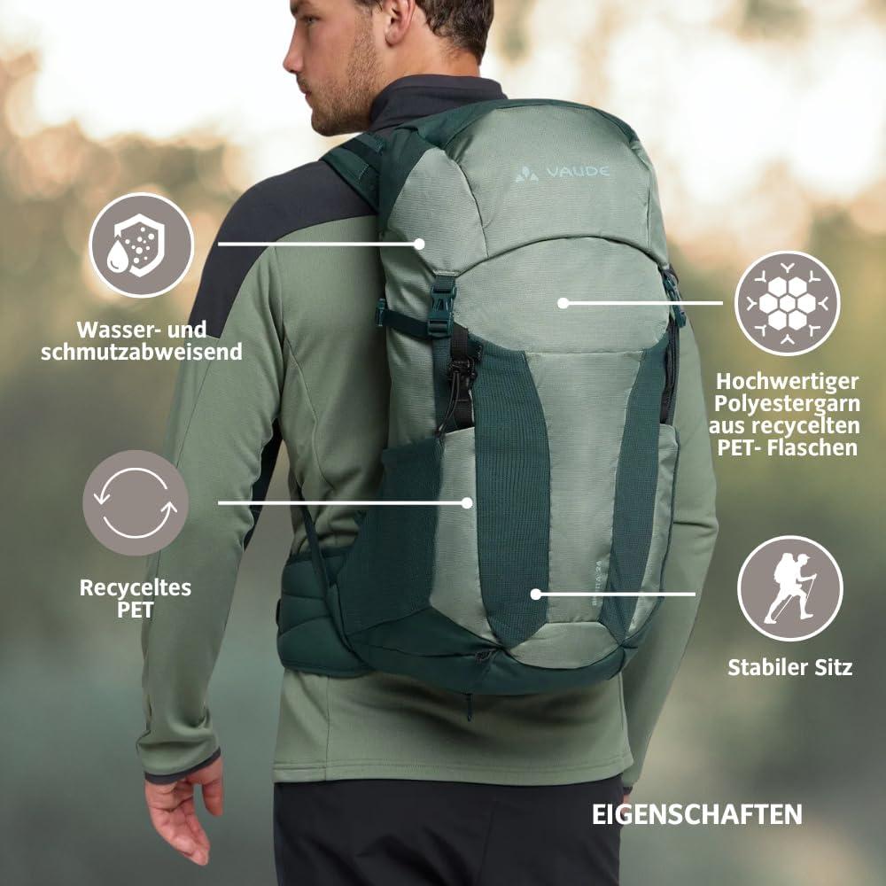 Mochila de Senderismo VAUDE Brenta 24L Unisex Agave
