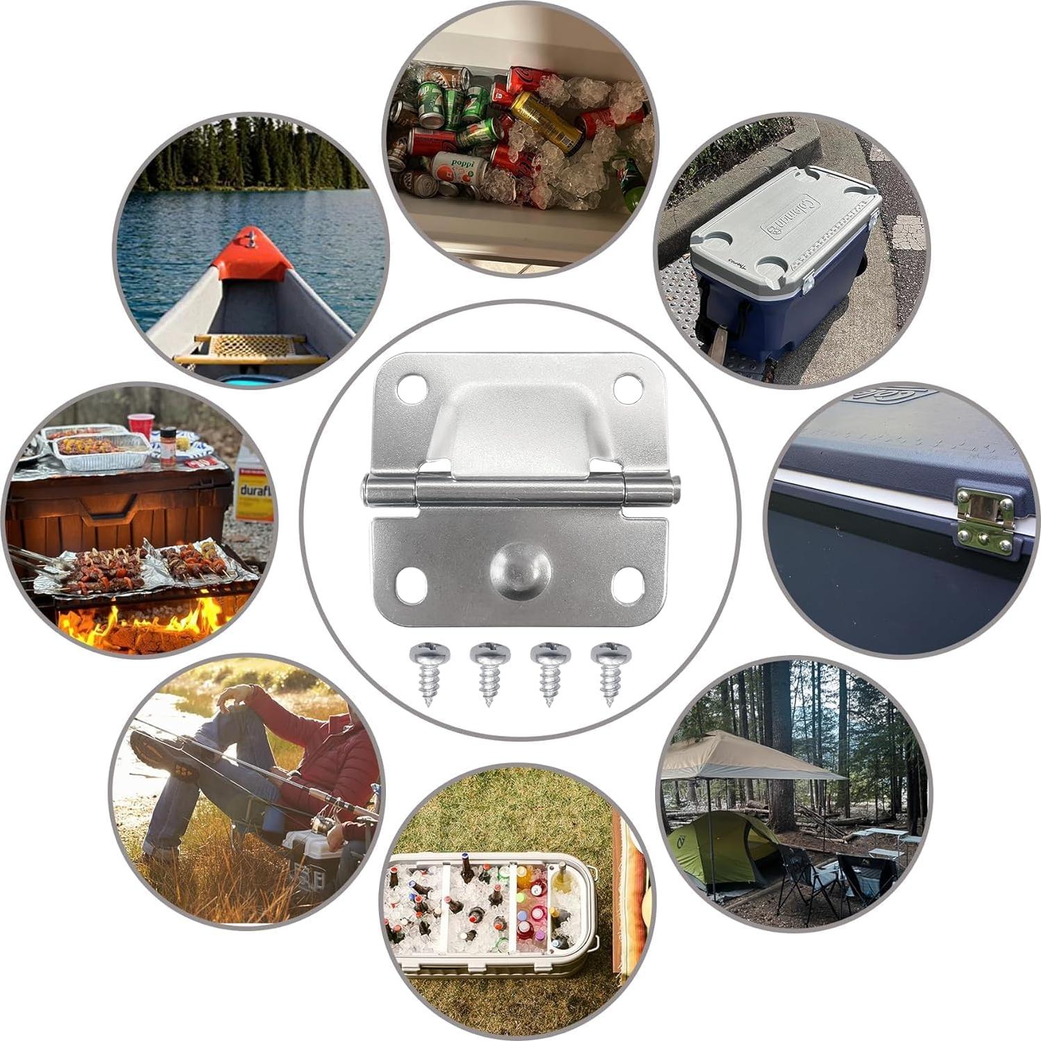 Bisagras de Acero Inoxidable Coleman para Enfriadores - 2 Piezas