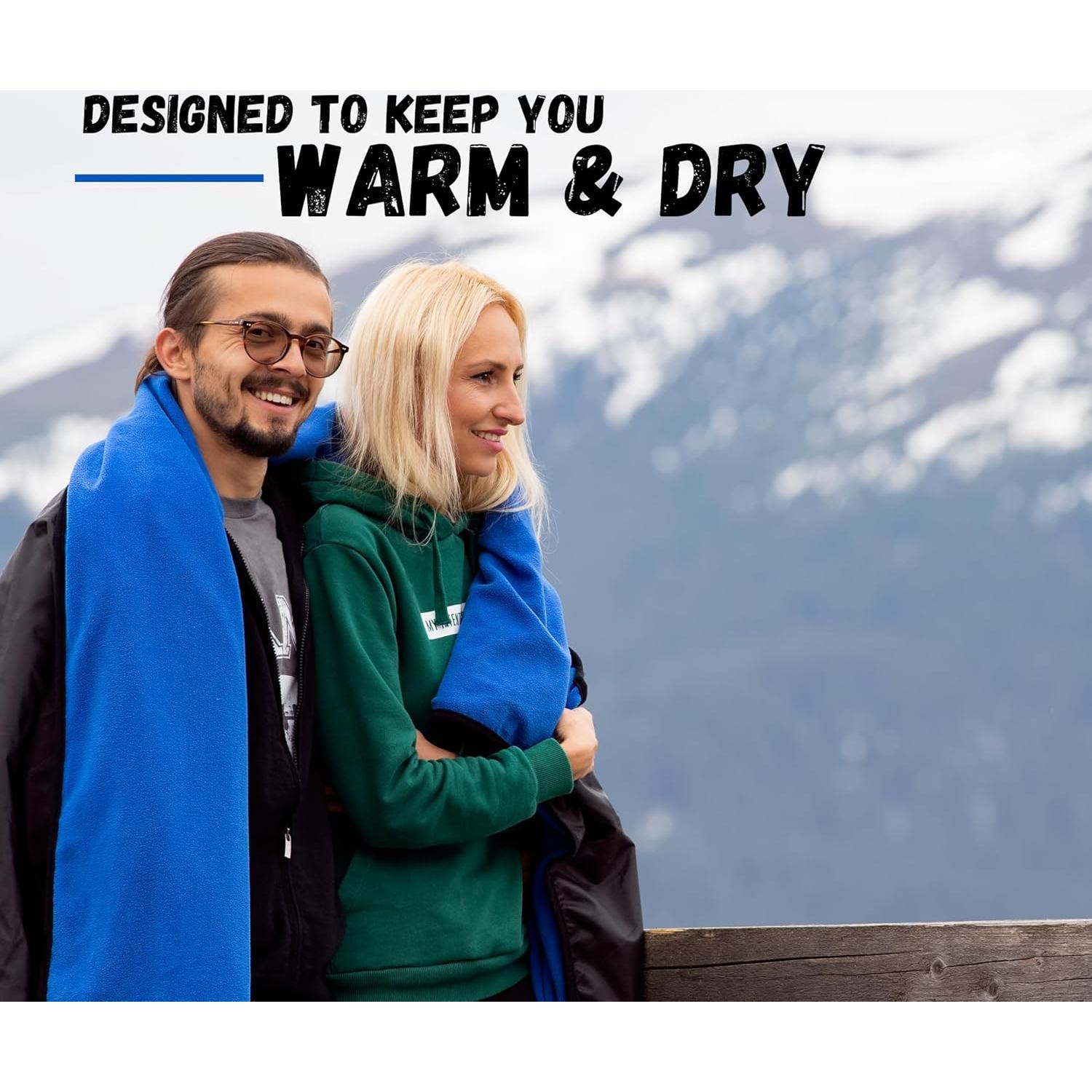 Manta de Estadio Impermeable SuitedNomad 208x145 cm Azul