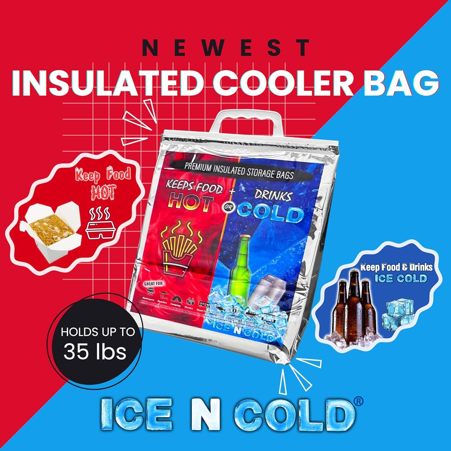 Bolsa Térmica Mediana ICE N COLD Reutilizable Aislada 11.34 kg