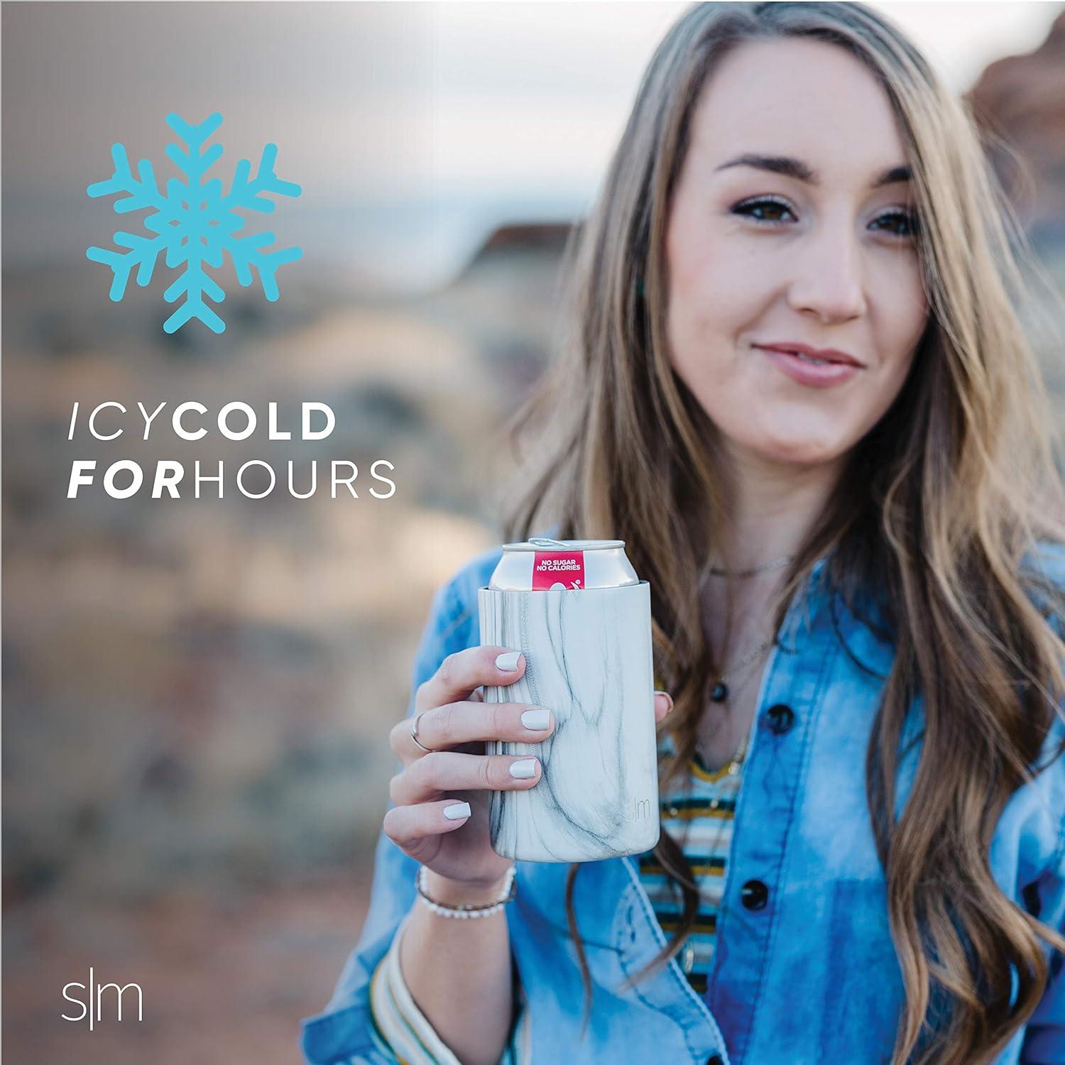 Enfriador de Latas Delgado Simple Modern 12oz Acero Inoxidable