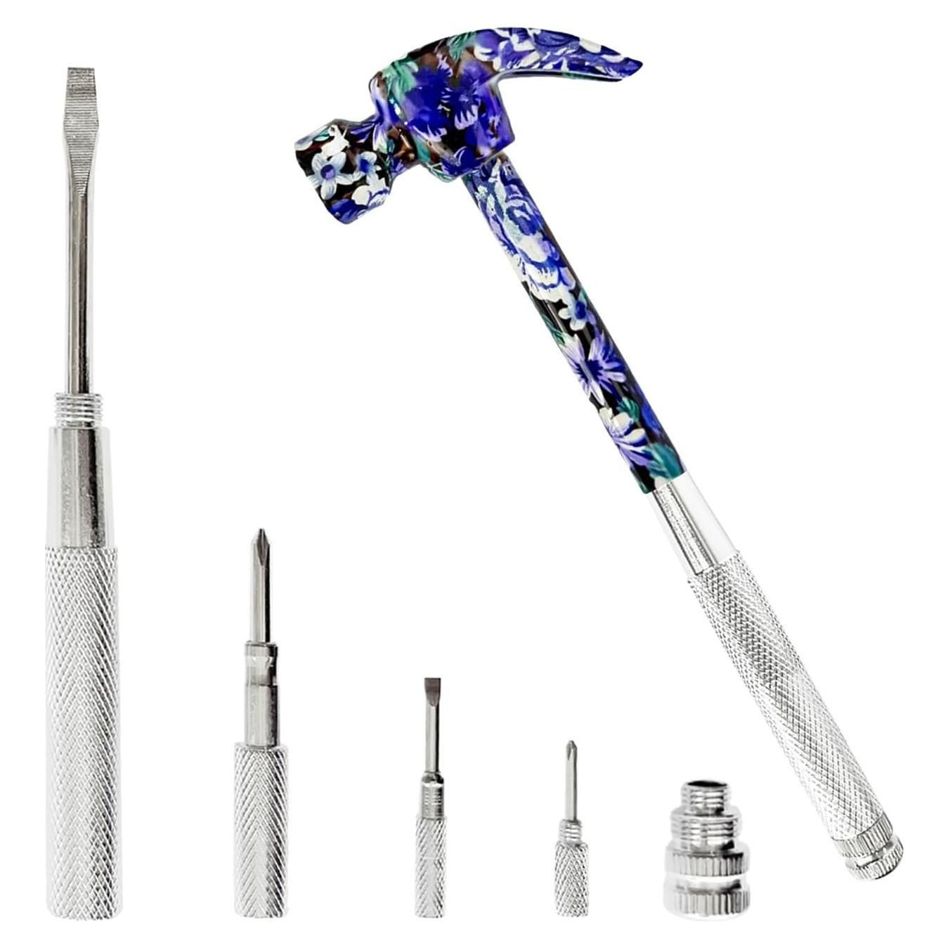 Martillo Floral Multifuncional 6 en 1 LASUND Púrpura