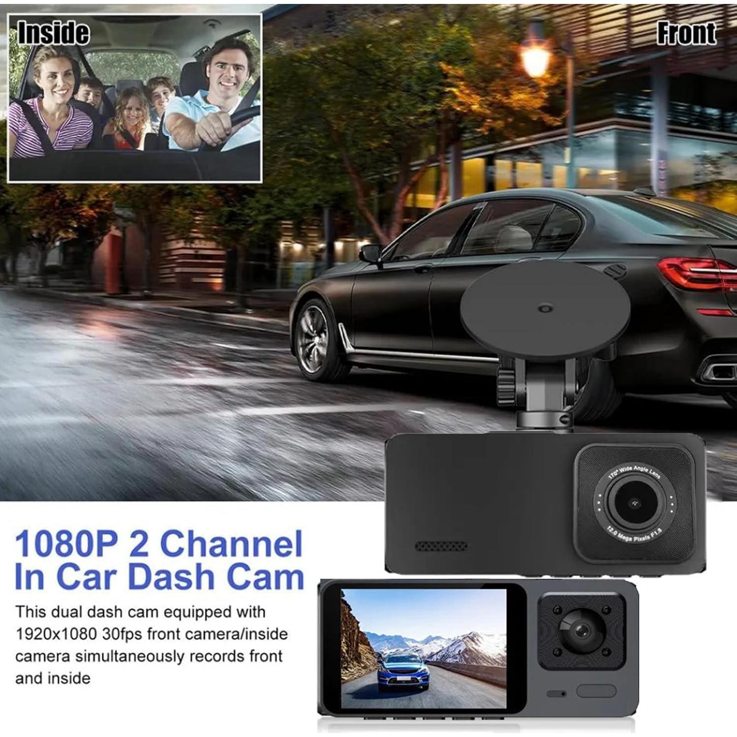 Cámara de tablero 1080P METRICSQUARE con visión nocturna