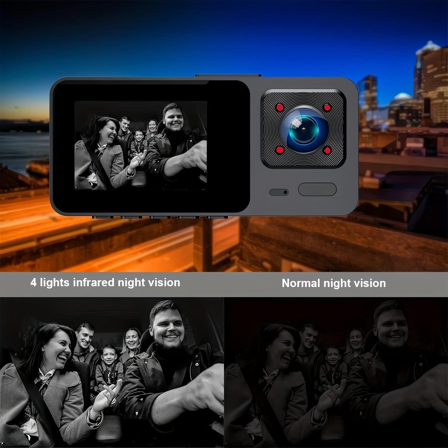 Cámara de tablero 1080P METRICSQUARE con visión nocturna