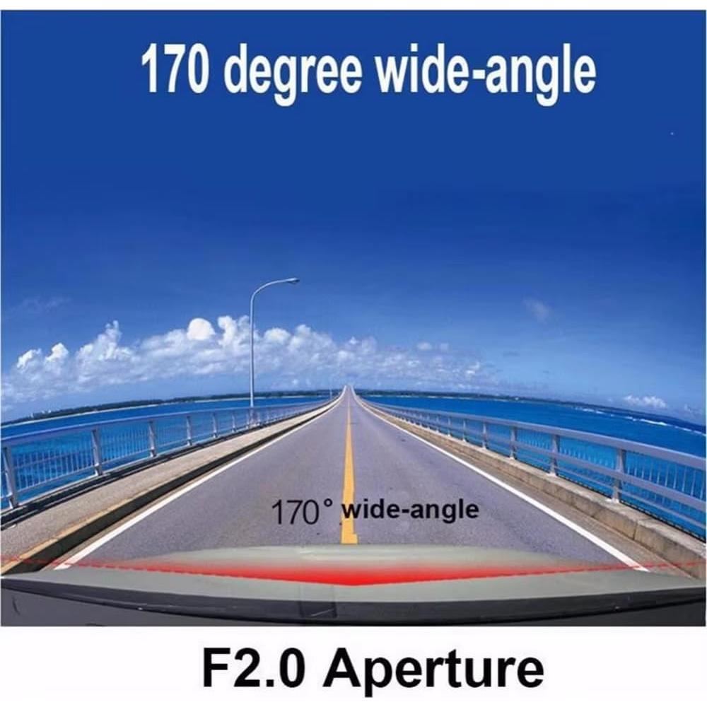 Cámara de tablero 1080P METRICSQUARE con visión nocturna