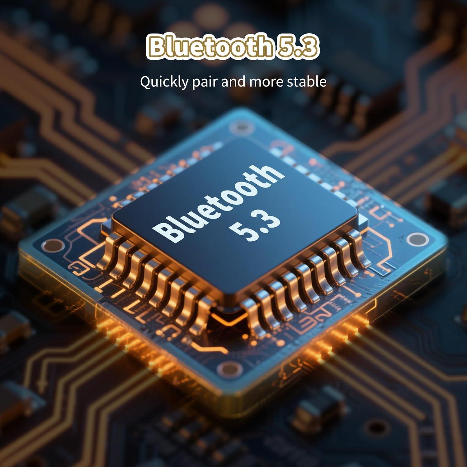 Auriculares Bluetooth KVIDIO WH201A Plegables 65h Batería