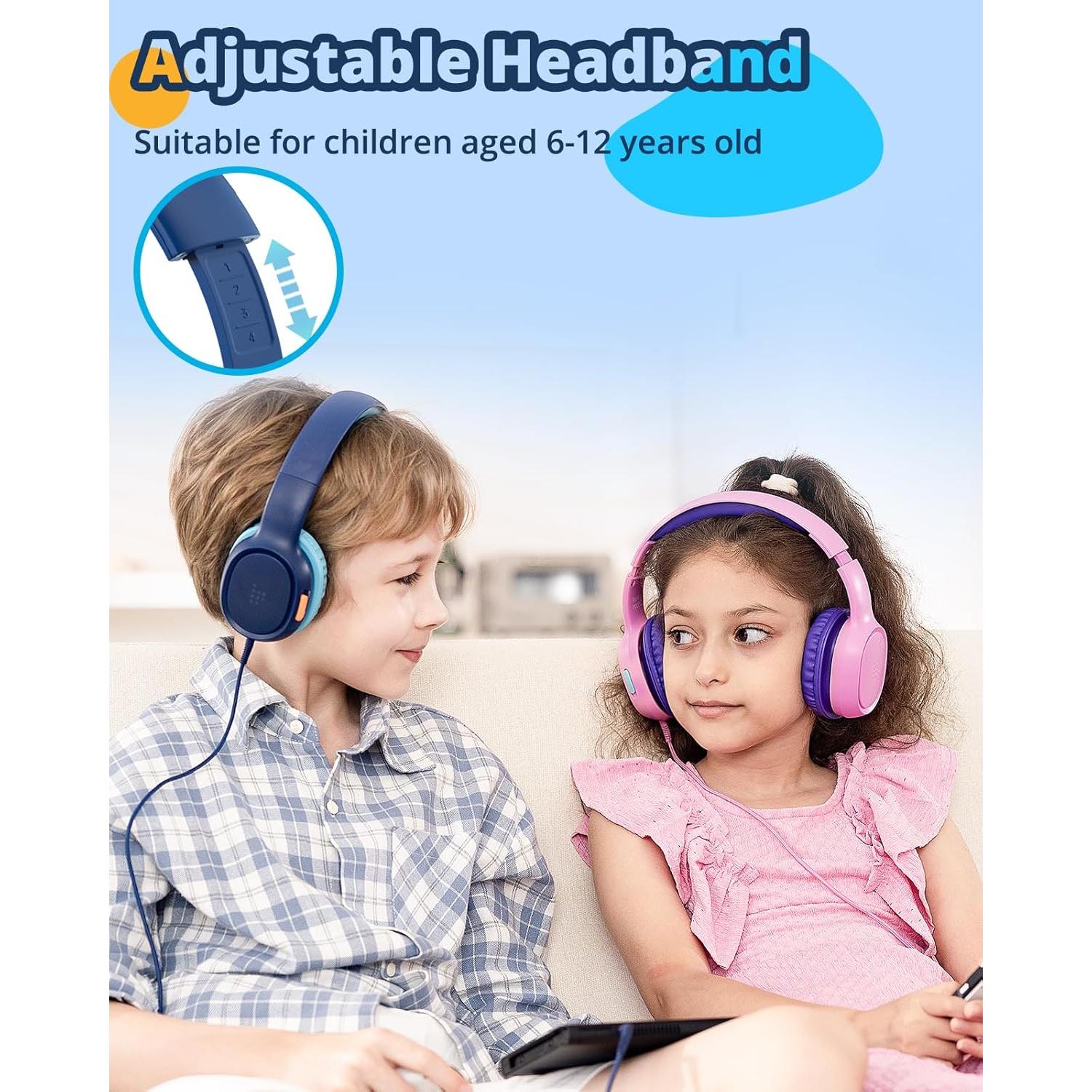 Auriculares Tronsmart KH01 para Niños Plegables 85dB Azul