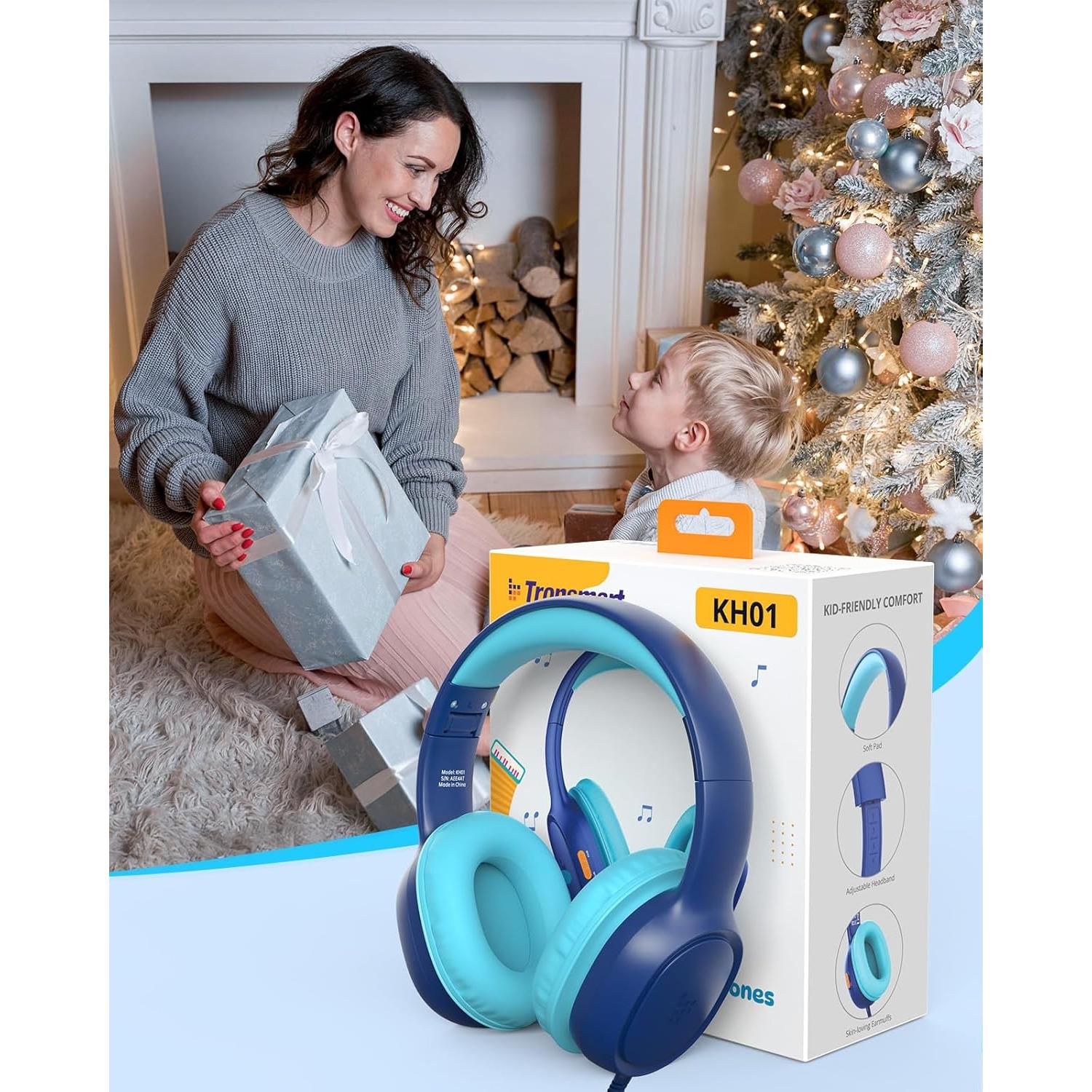 Auriculares Tronsmart KH01 para Niños Plegables 85dB Azul