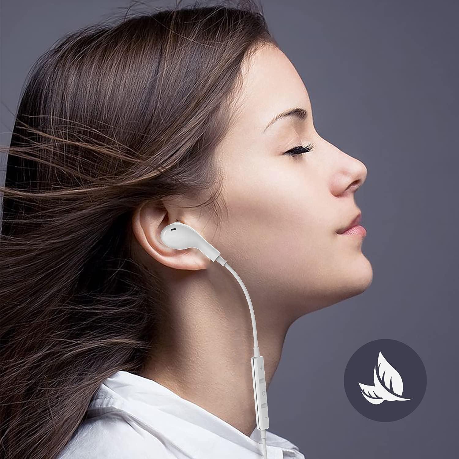 Auriculares in-ear con micrófono eYistar A50 3.5mm Blanco