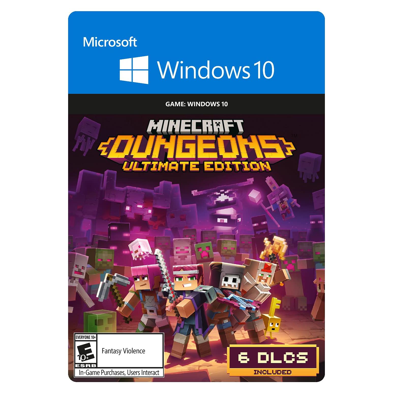 Minecraft Dungeons Ultimate - Xbox - Windows 10 [Código Digital]