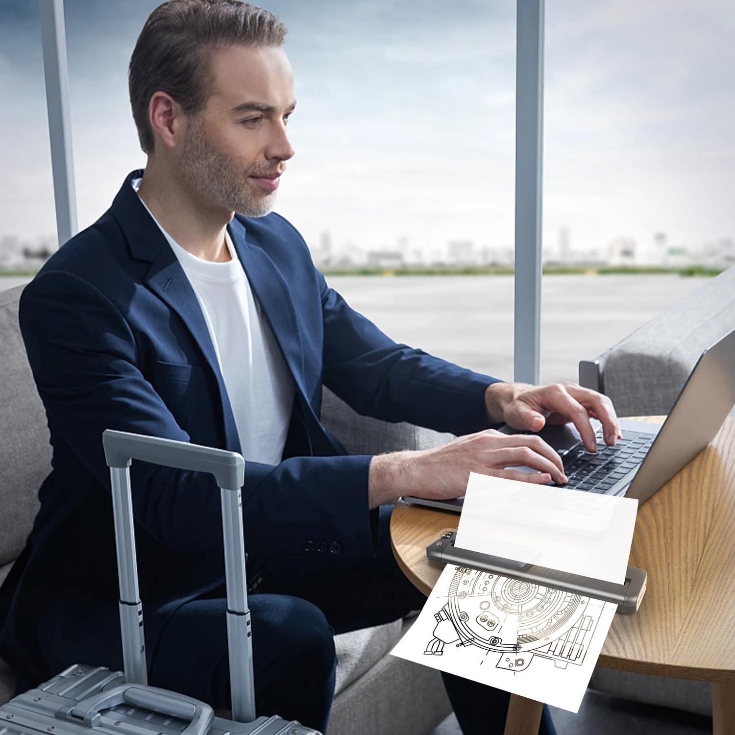 Impresora Térmica Portátil Rongta F81 Inalámbrica Bluetooth WiFi