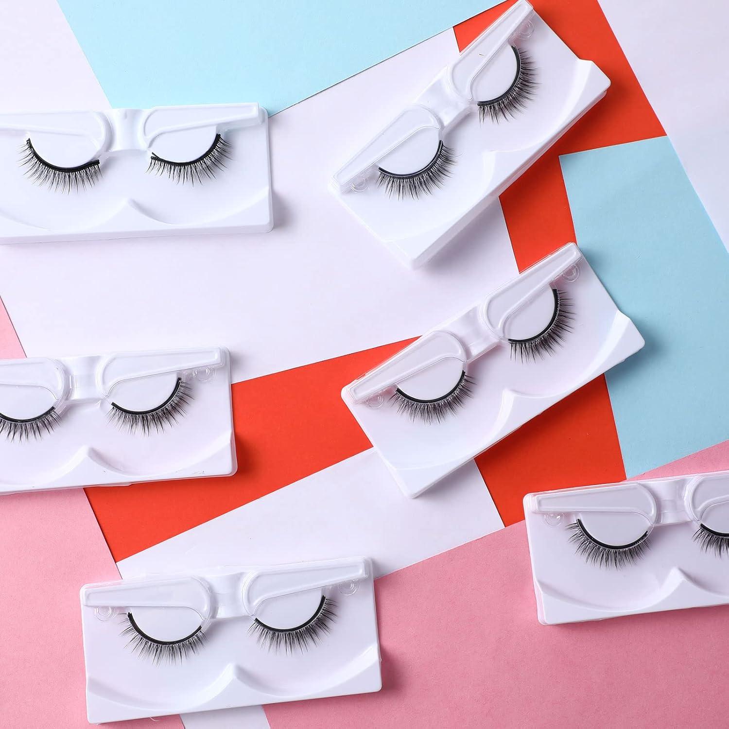 16 Pares de Pestañas Postizas Reutilizables Linyuthia - Estilo Natural