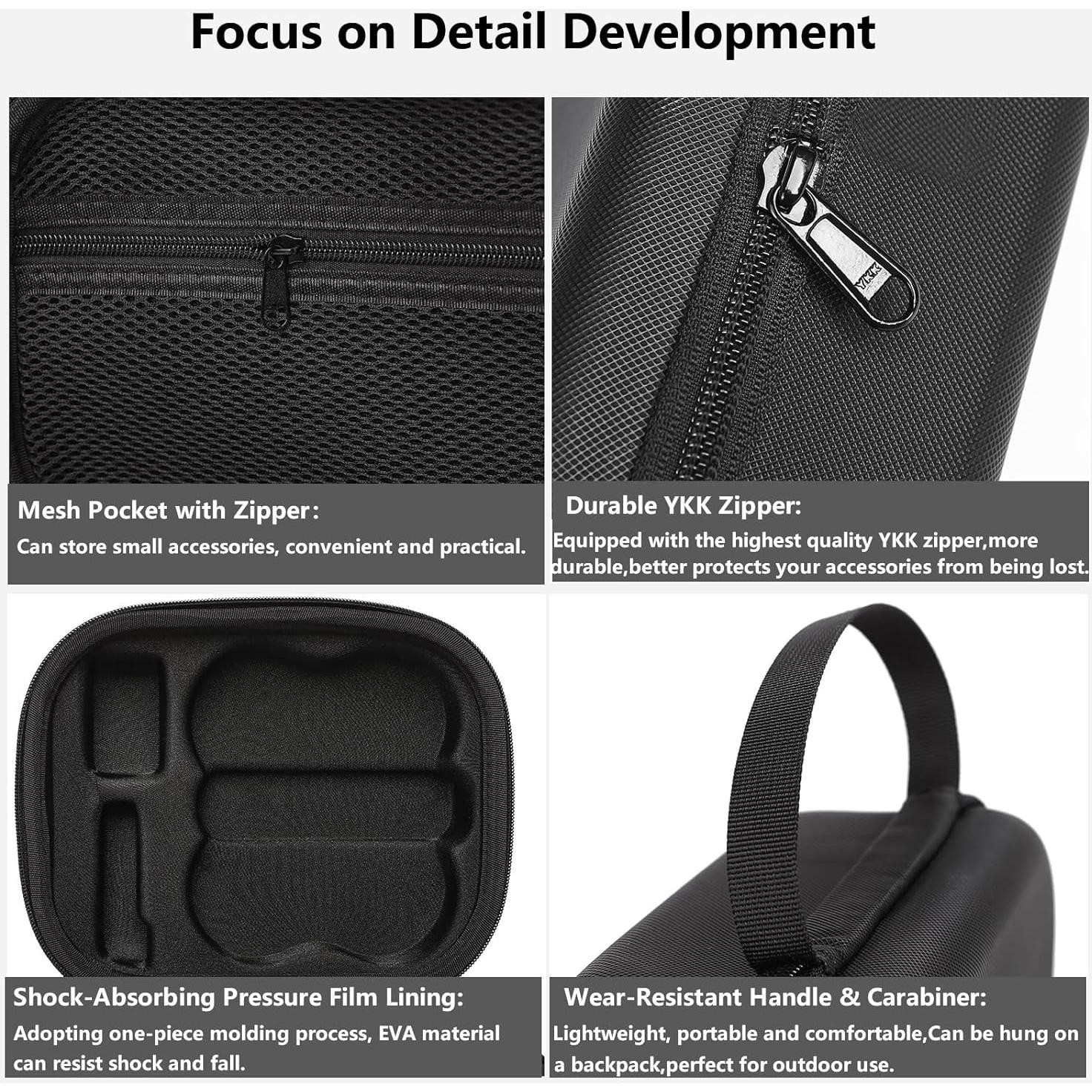 Bolsa de Almacenamiento para Drone DJI Neo - Funda Dura Negra