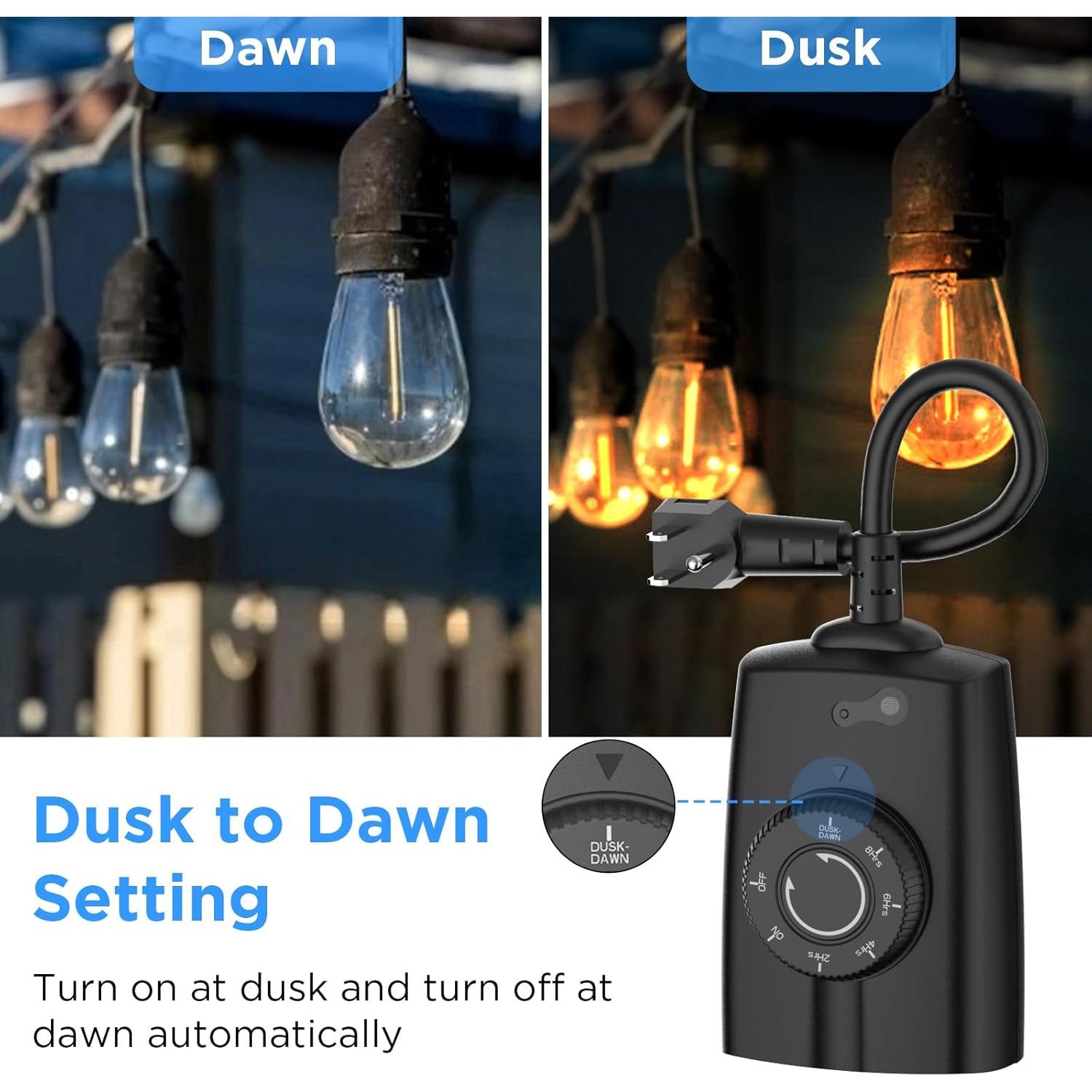 Temporizador Exterior G-ELEK 24 Horas con Sensor de Luz