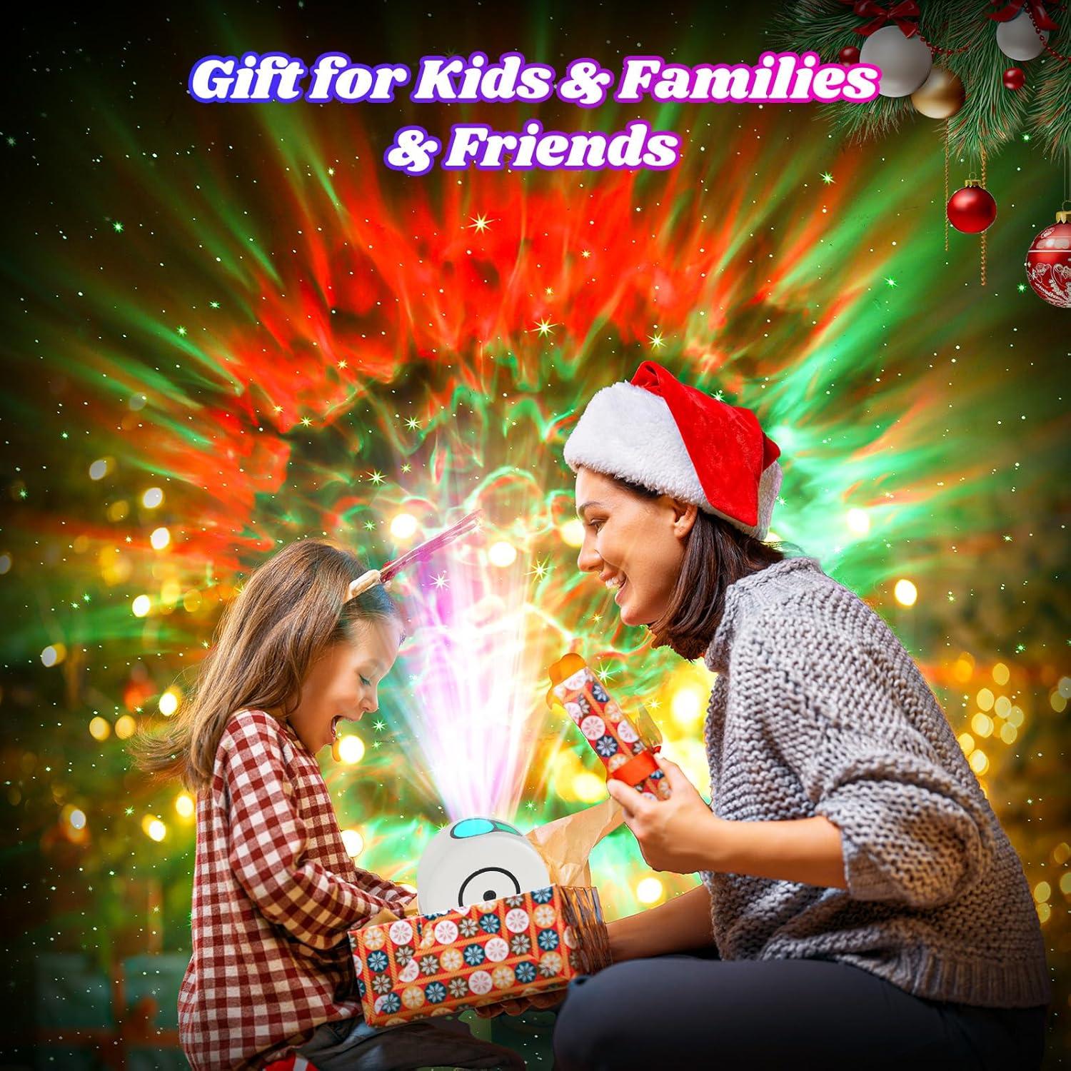 Proyector Estelar HSP Luz Nocturna Galaxia 14.5cm Redondo