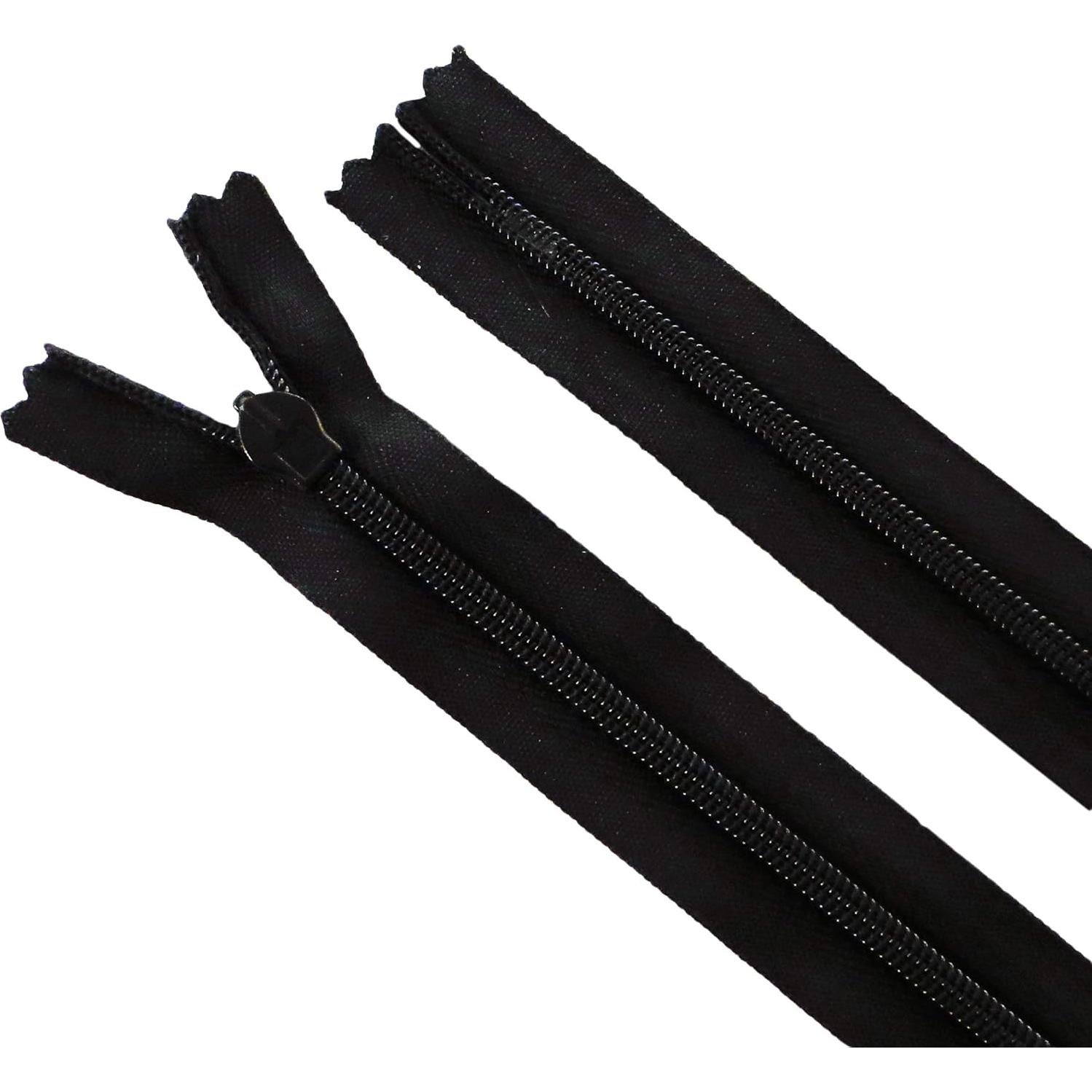 Cremallera Invisible de Nailon Buscando ROAM 15.24 cm Negro - 2 Piezas