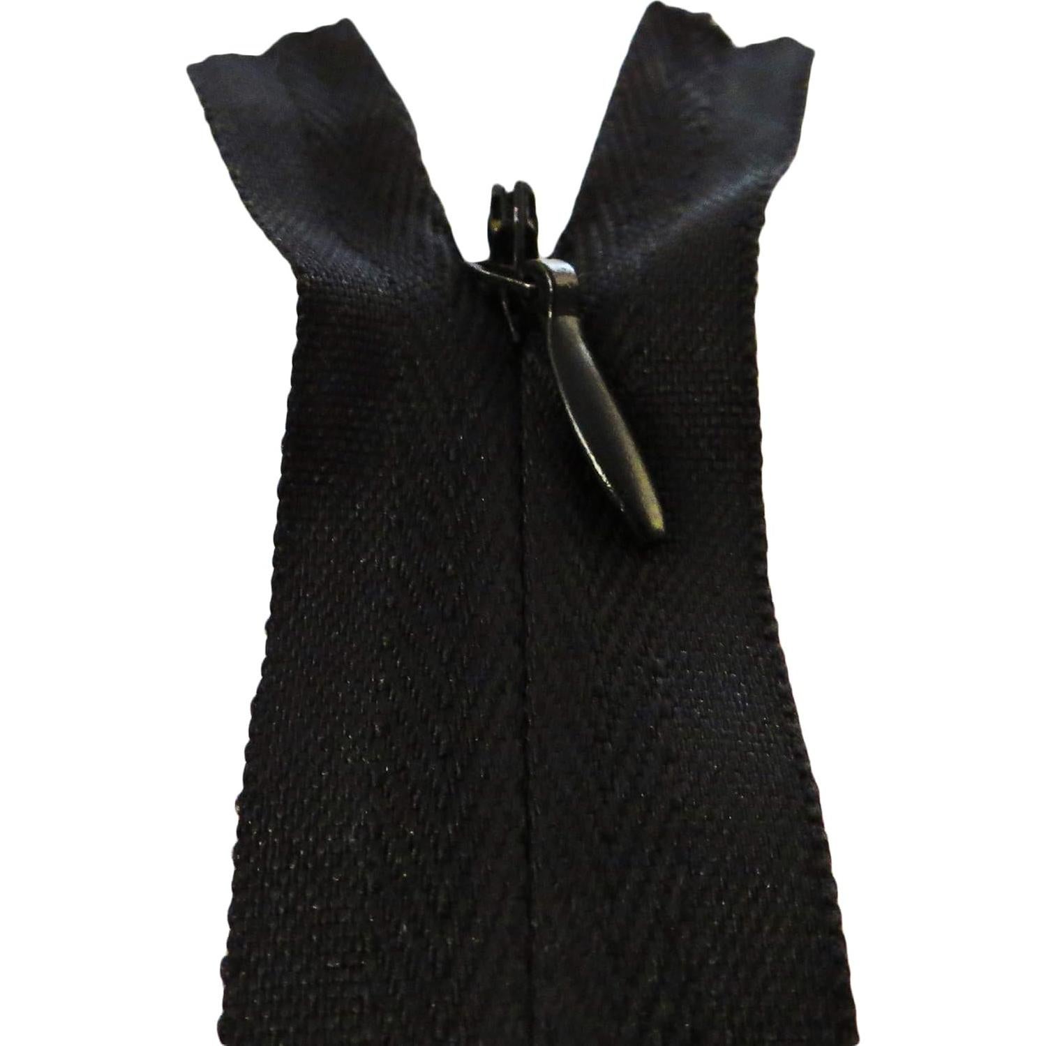 Cremallera Invisible de Nailon Buscando ROAM 15.24 cm Negro - 2 Piezas