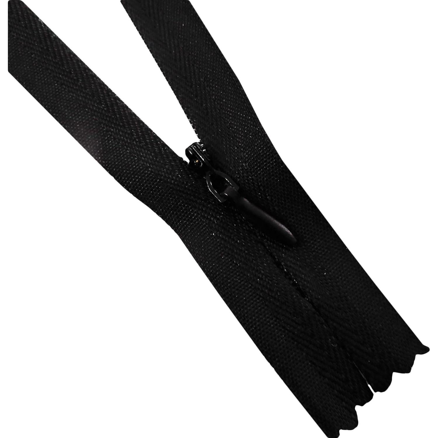 Cremallera Invisible de Nailon Buscando ROAM 15.24 cm Negro - 2 Piezas