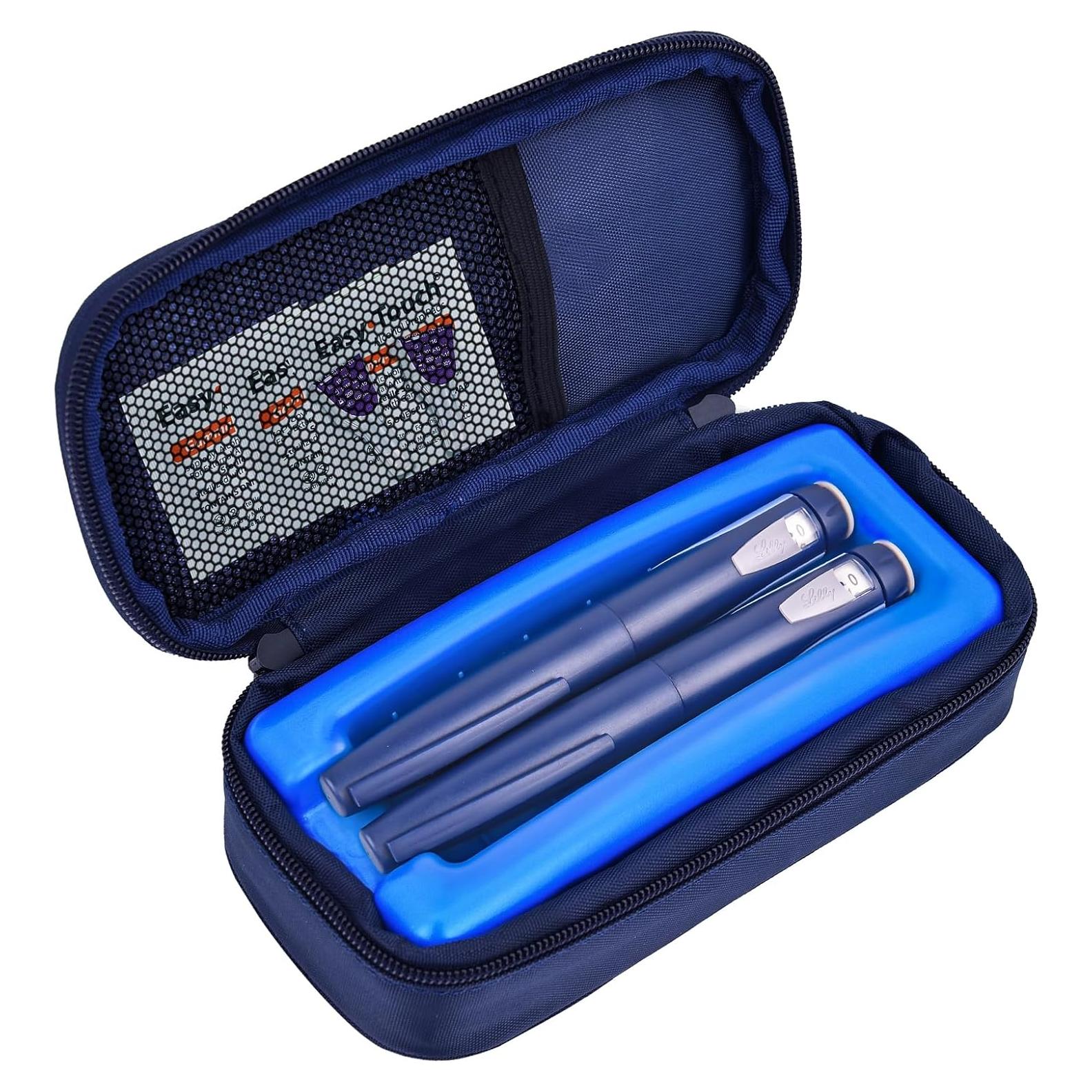 Funda de viaje Cruxer para bolígrafo de insulina refrigerada