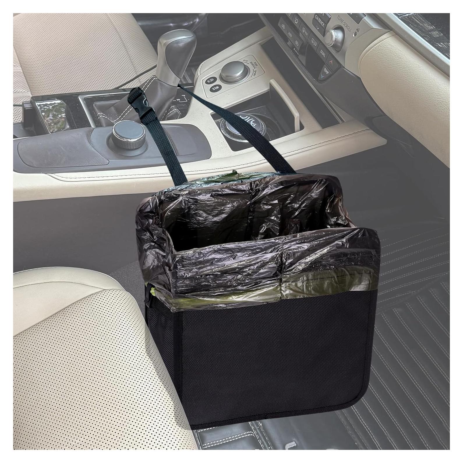 Basurero de Auto Ginsco 7L Plegable Impermeable Negro