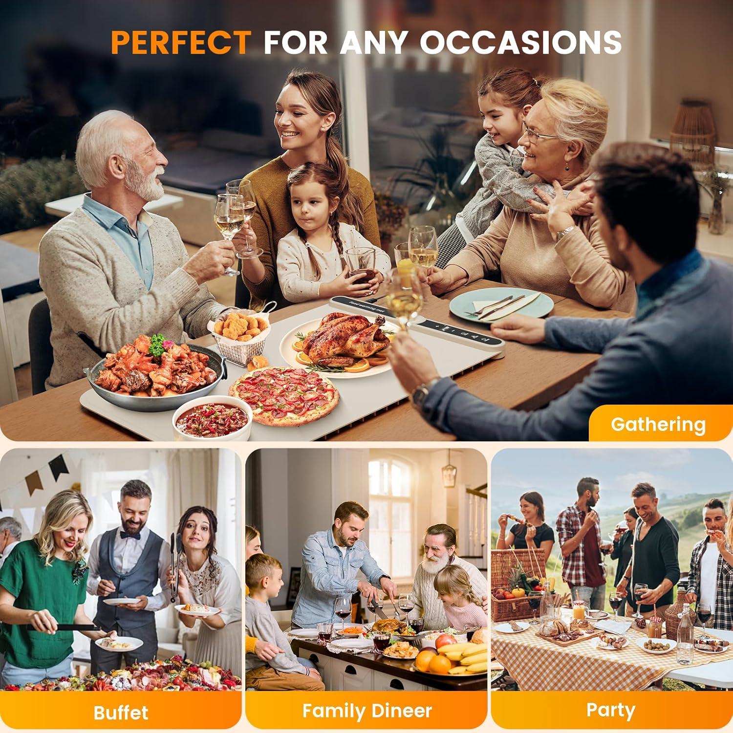 Alfombrilla Calentadora Eléctrica Turniton 60x38 cm 330W Beige