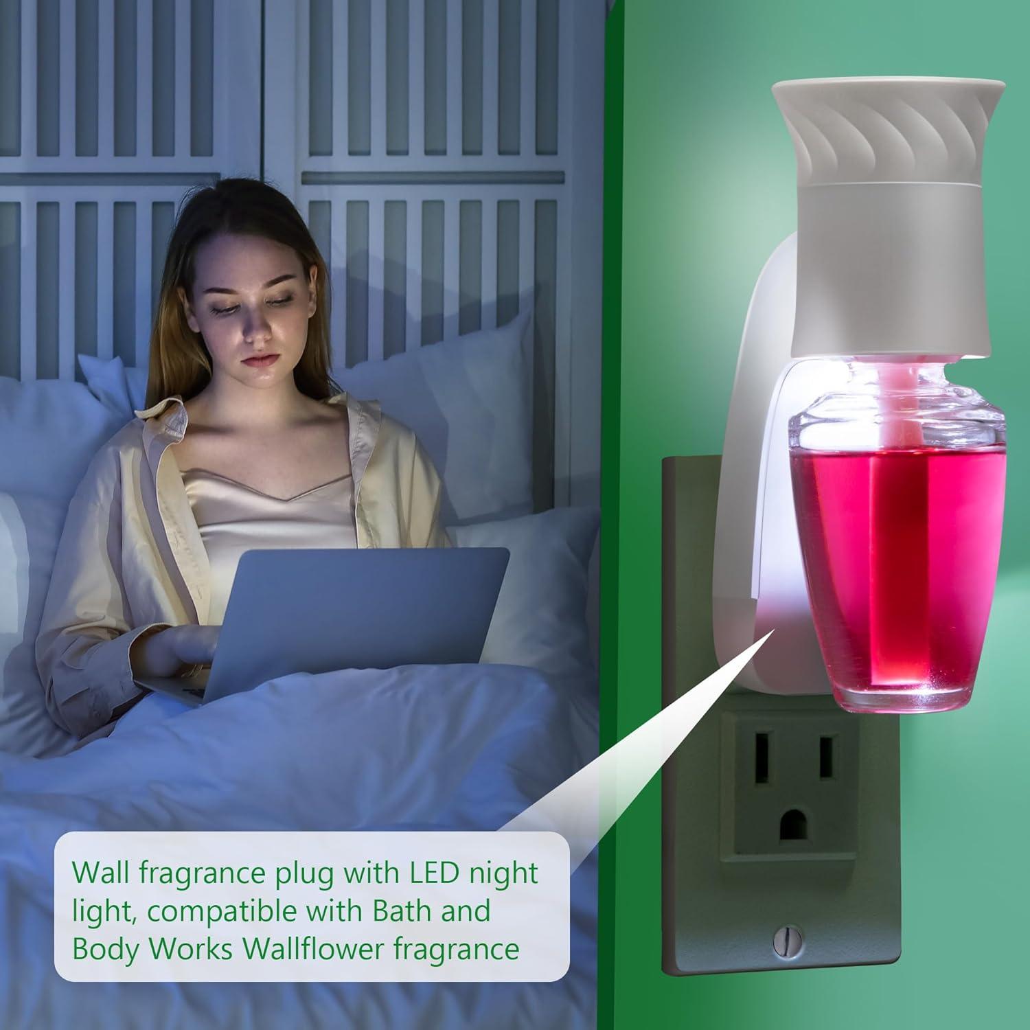 Enchufe de Fragancia Saillong con Luz Nocturna y Difusor