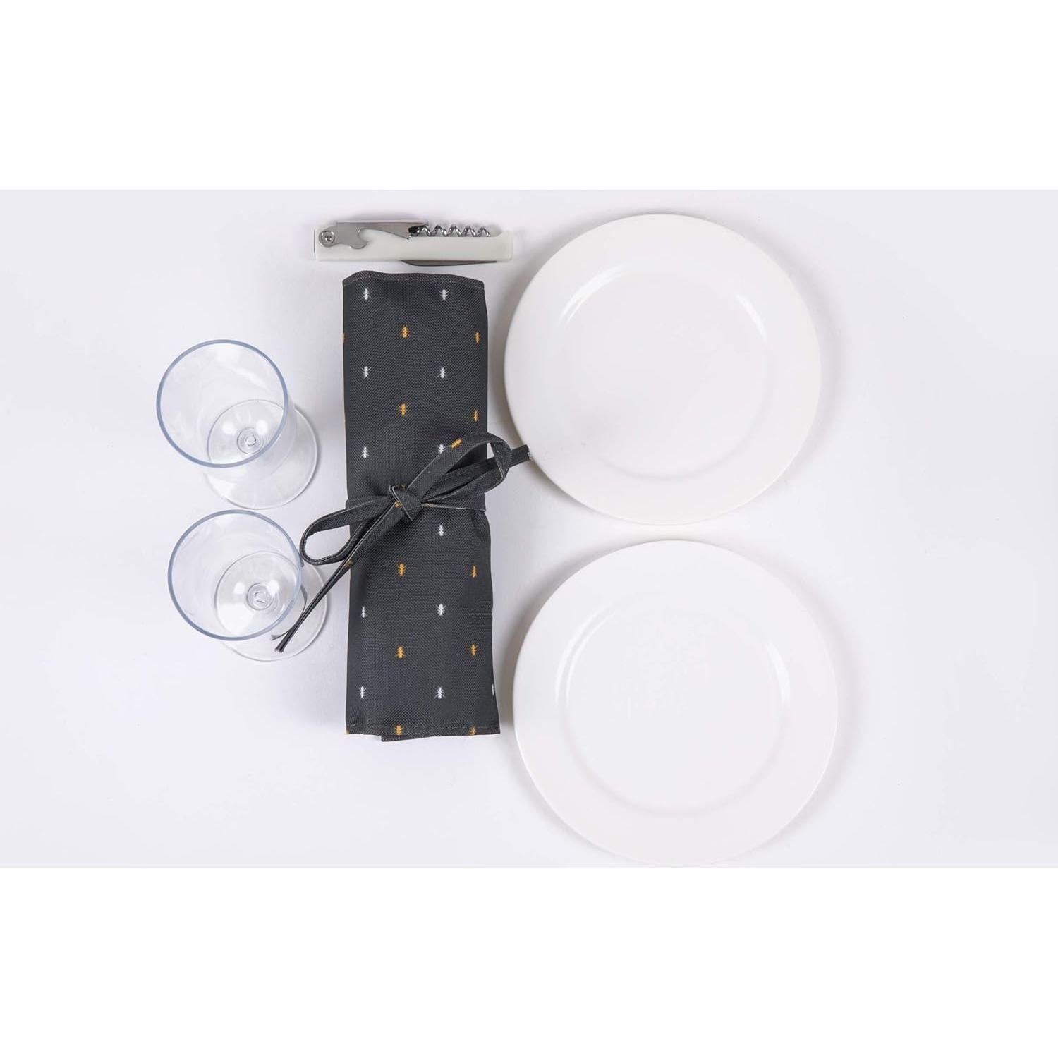 Cesta de Picnic Piccadilly PICNIC TIME para 2 - Mimbre Gris