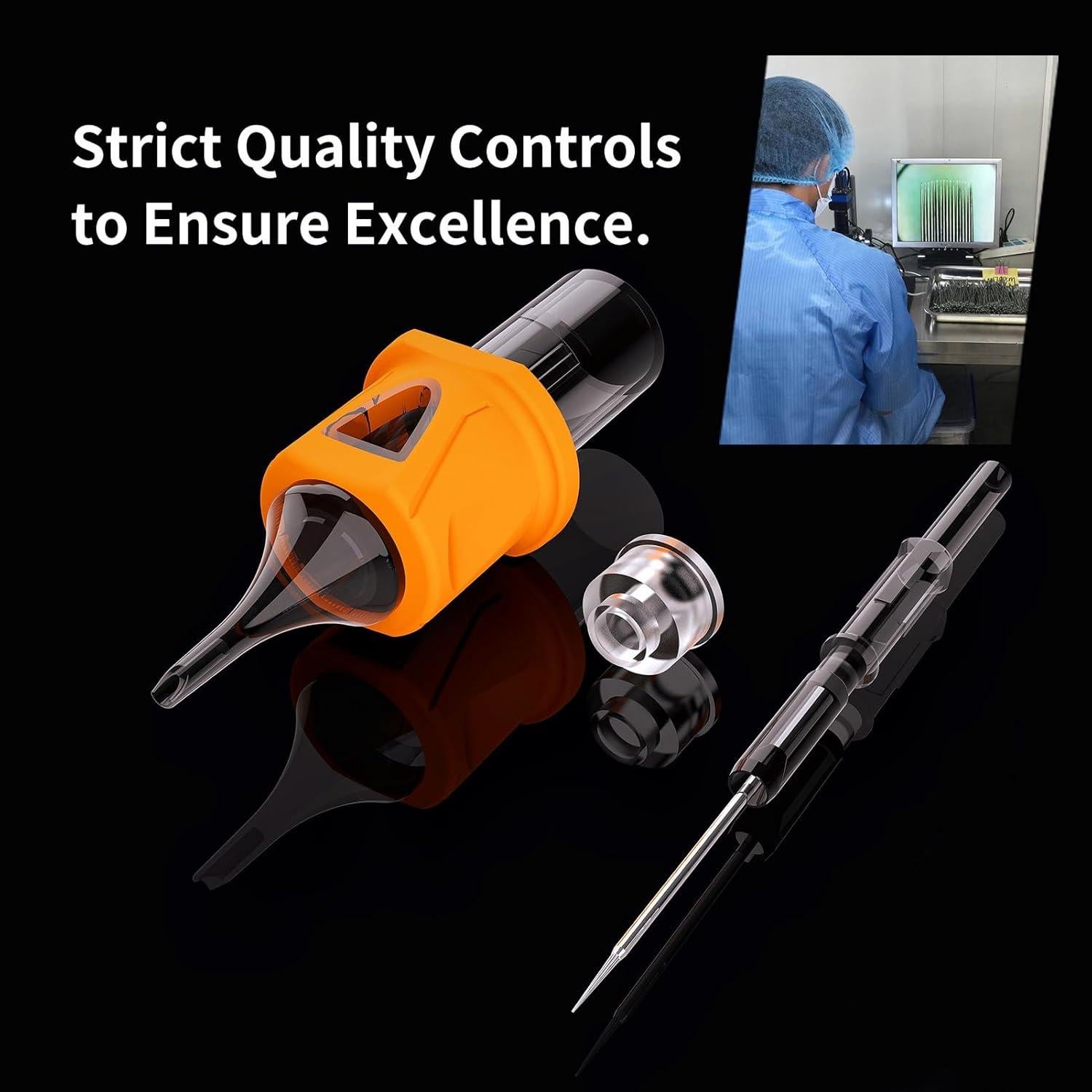 Agujas de Cartucho BIGWASP 1001RL 20Pcs Liner Redondo