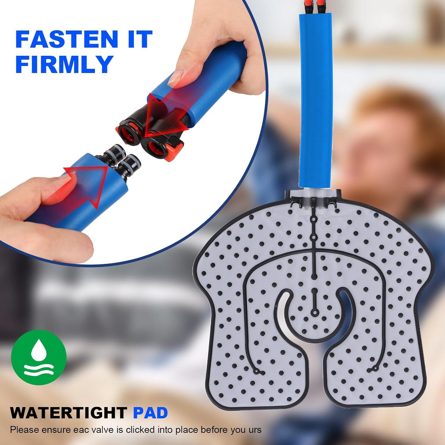 Máquina de Terapia Fría Veanvoky con Almohadilla Universal Azul