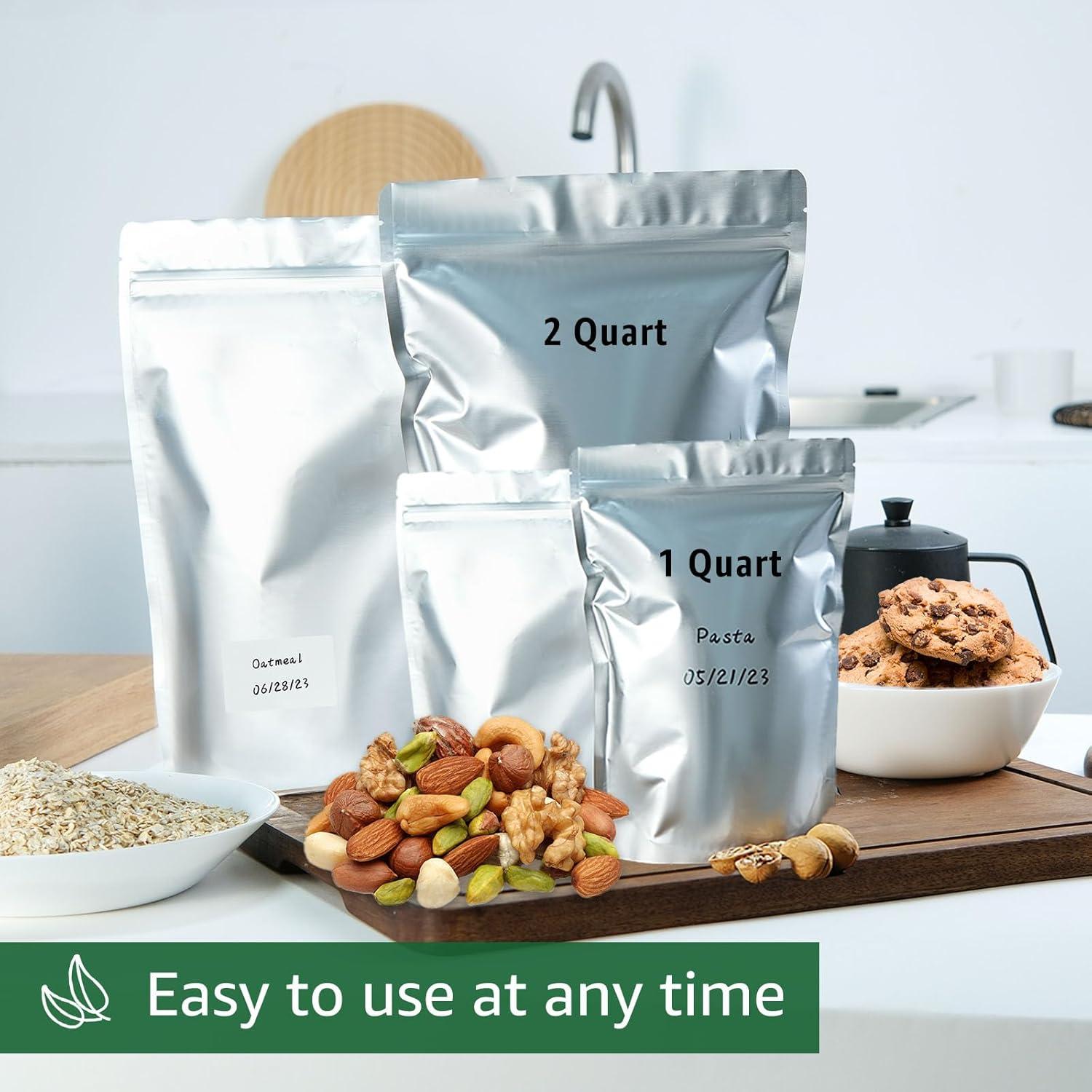 50 Bolsas Mylar 1 Cuarto Kascour 6x9 Pulgadas A Prueba de Olores