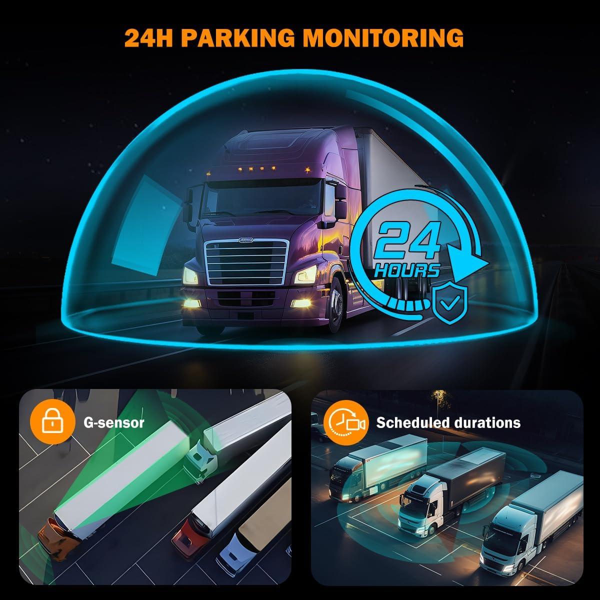 Cámara de Salpicadero VSYSTO H7 4CH 1080P con GPS y IR