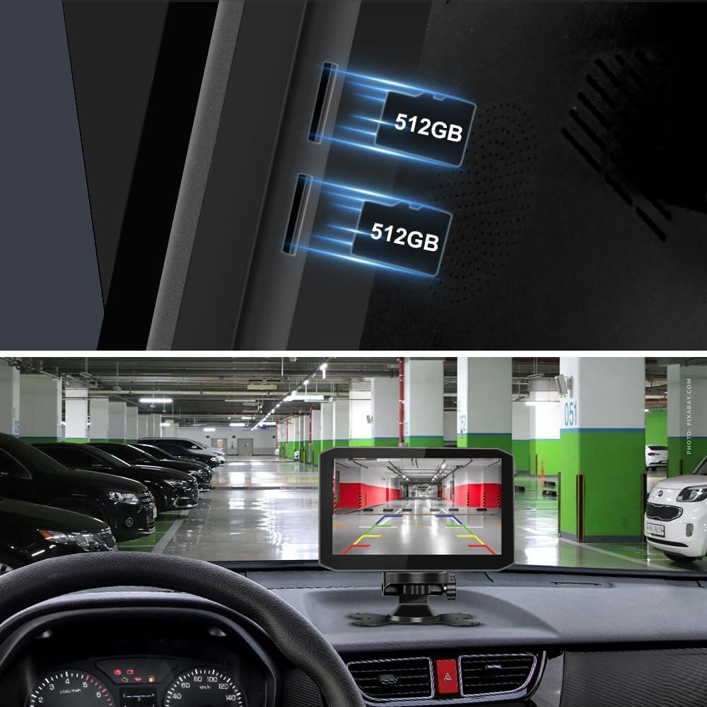 Cámara de Salpicadero VSYSTO H7 4CH 1080P con GPS y IR