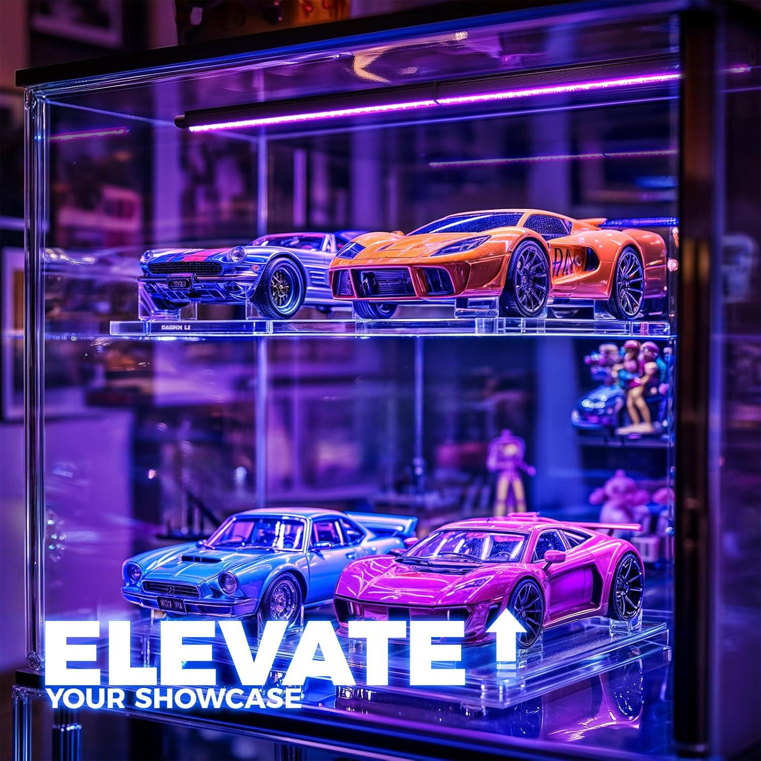 Barrina Barra de Luz Negra LED 10W 1FT - 2 Paquetes