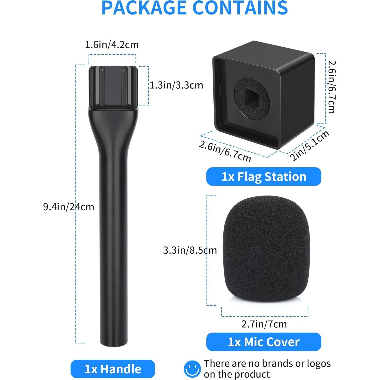 Mango de Micrófono Lavalier YOUSHARES para Rode y DJI - Incluye Filtro y Bandera