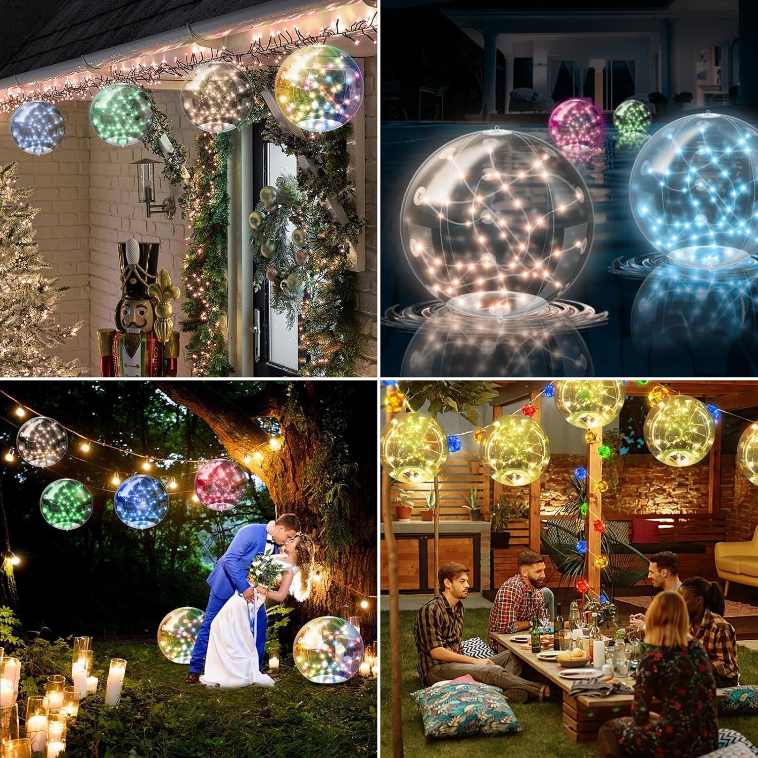 Luces Flotantes Solares Sunlisky 36.8 cm RGB Control Remoto