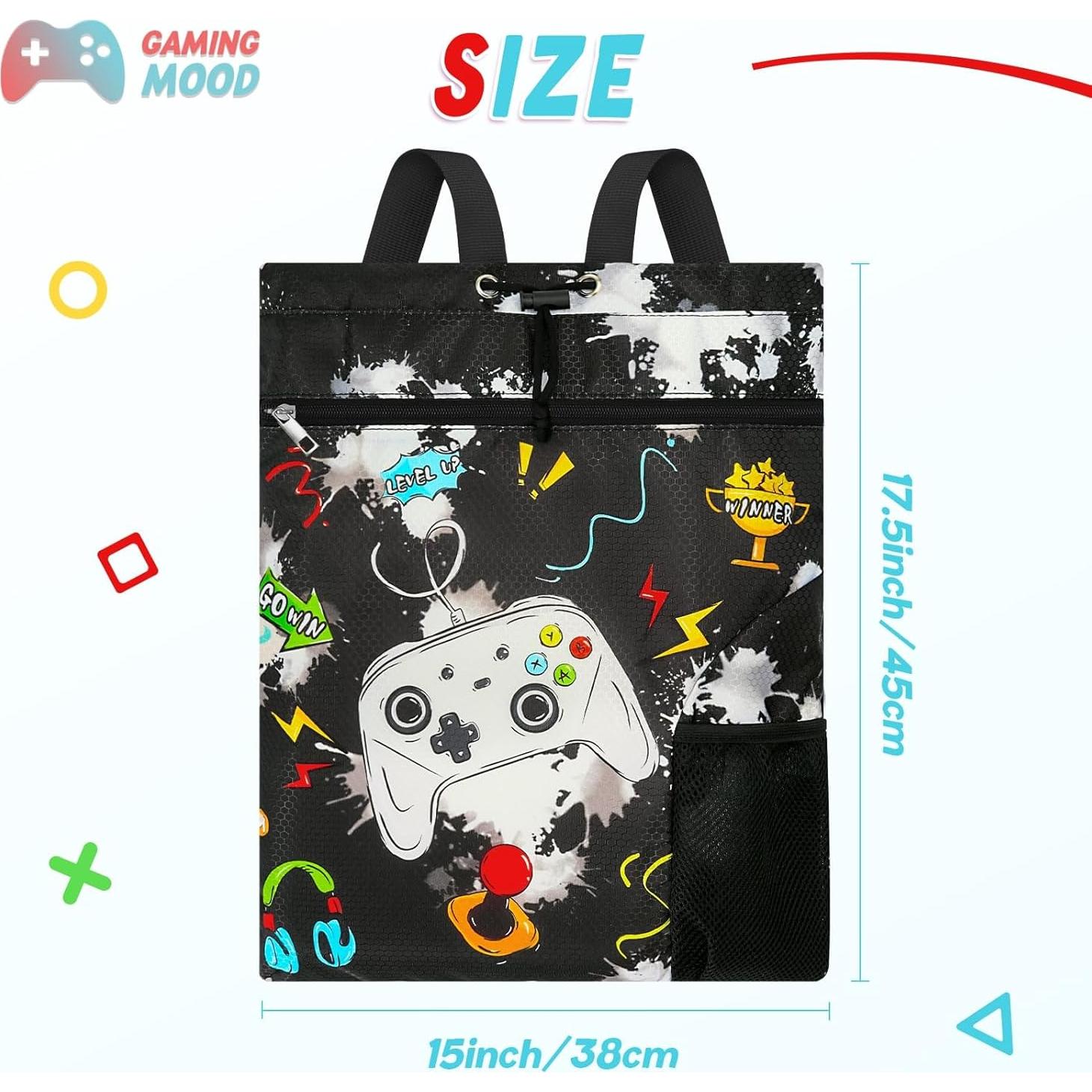 Mochila de Cuerda WAWSAM para Niños - 38 x 44.5 cm Impermeable