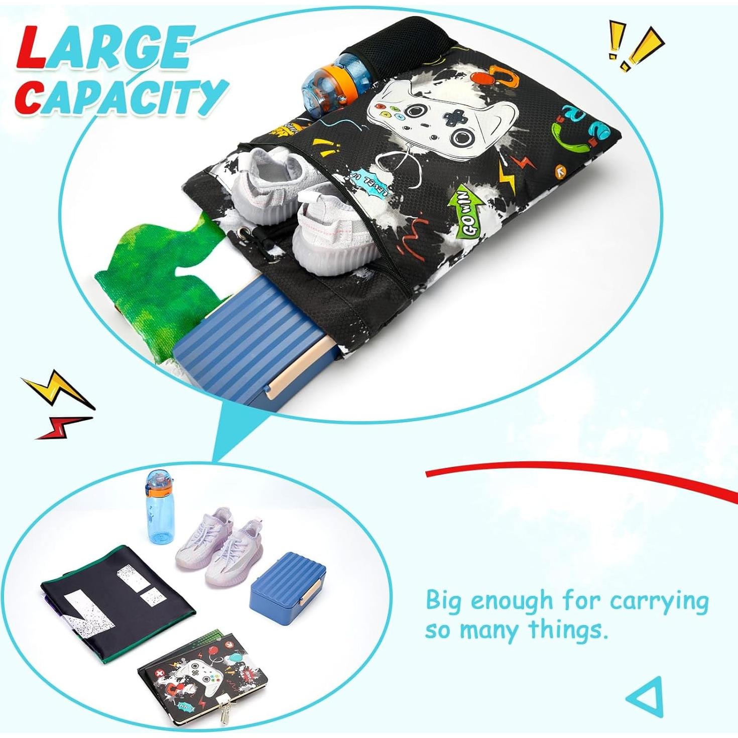 Mochila de Cuerda WAWSAM para Niños - 38 x 44.5 cm Impermeable