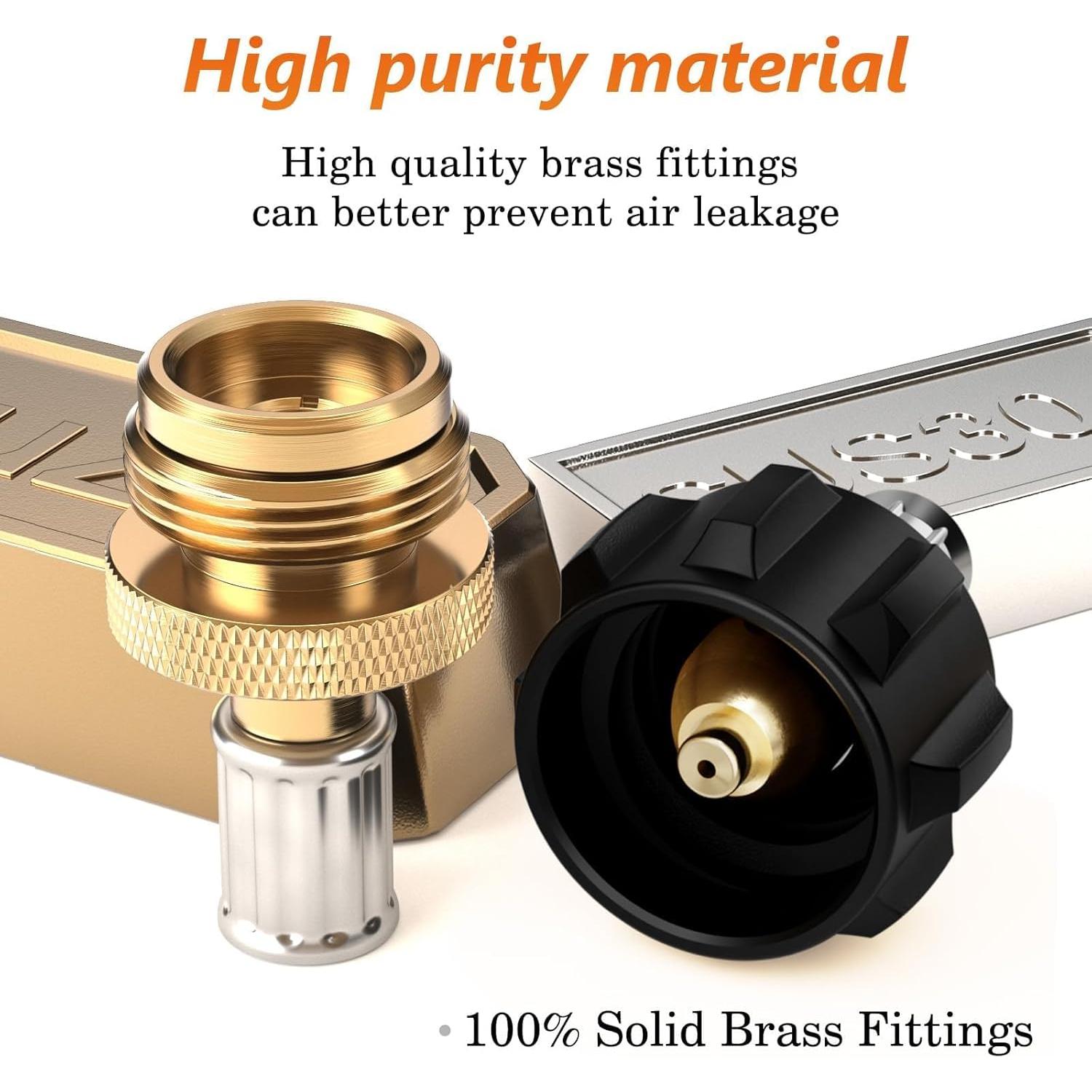 Adaptador de Manguera de Propano NUPICK 1.83m para Parrilla