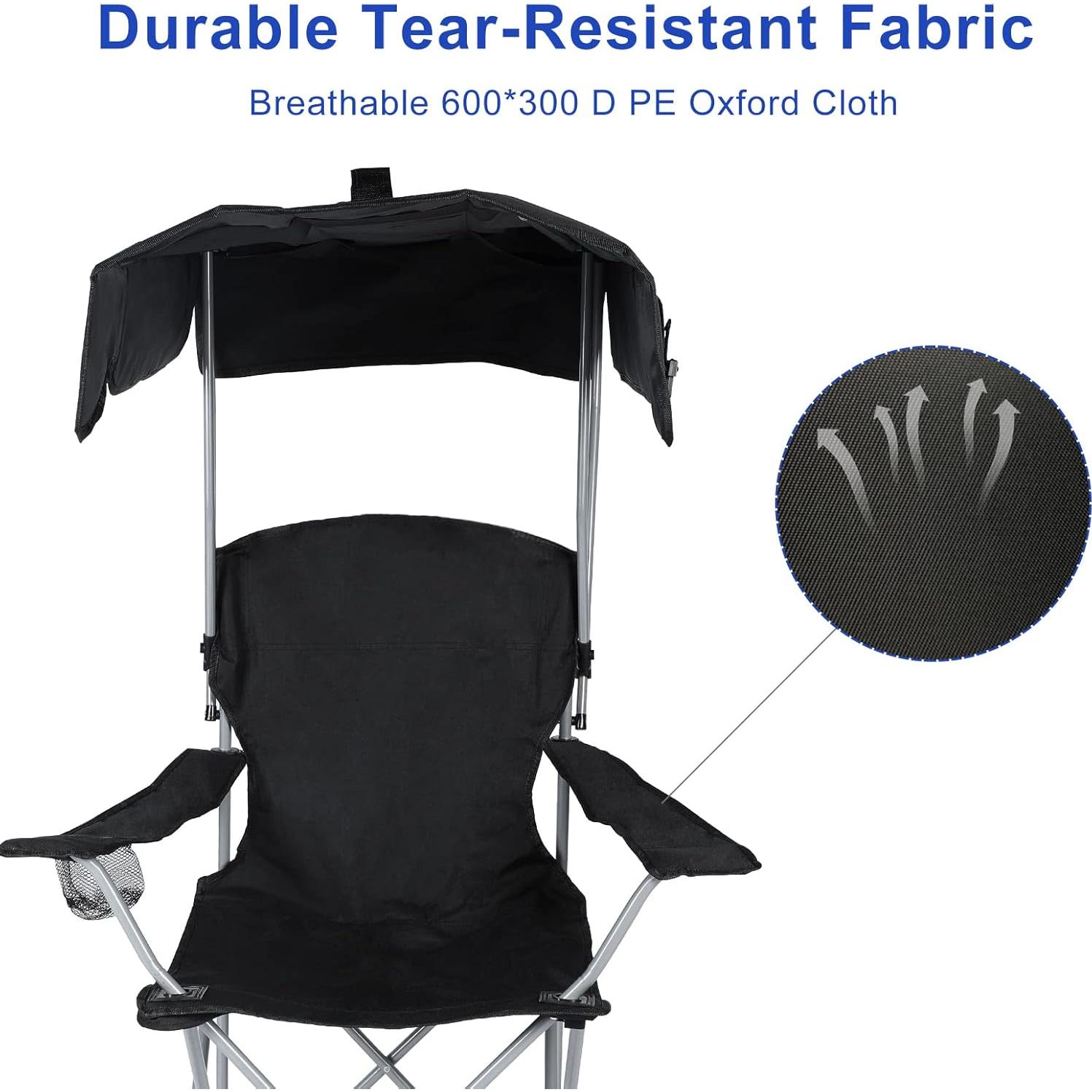 Silla de Camping Plegable Quik Shade 160048DS con Sombrilla