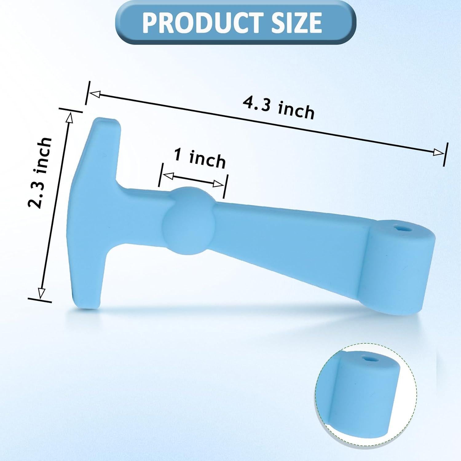 Pestillos de Reemplazo para Cooler Poweka - 2 Piezas Azul