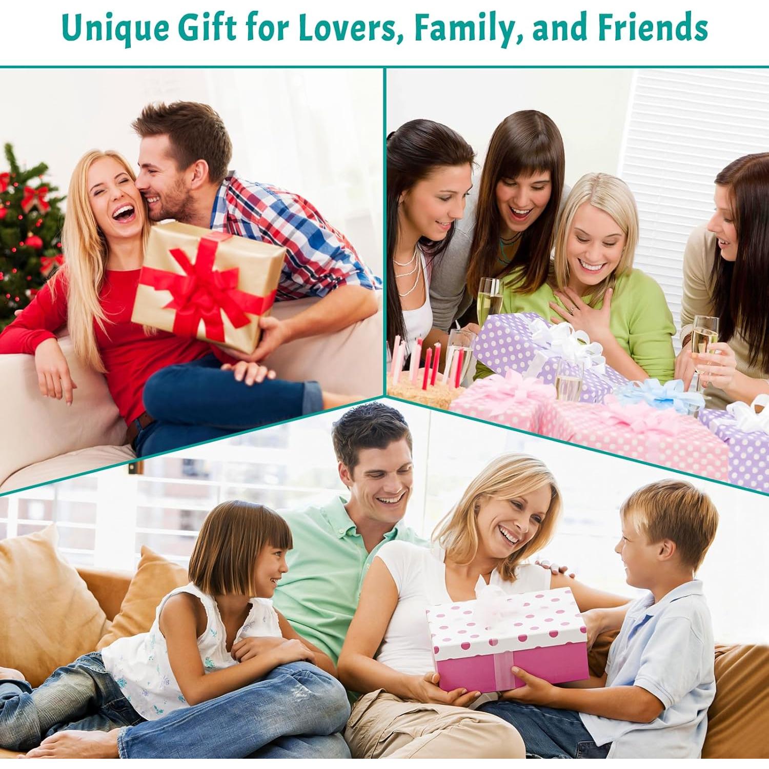 Rompecabezas 1000 Piezas MBOQIU Cabaña a la Luz de la Luna