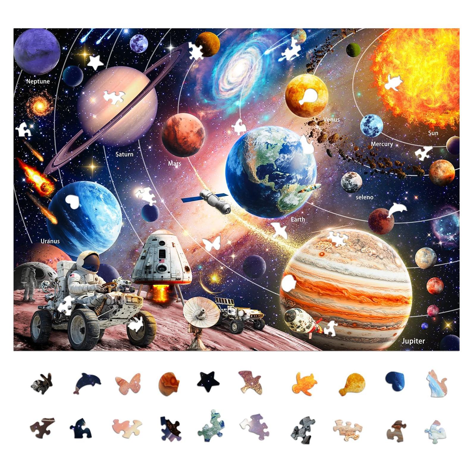 Rompecabezas 1000 Piezas Naturelish Sistema Solar Brillante