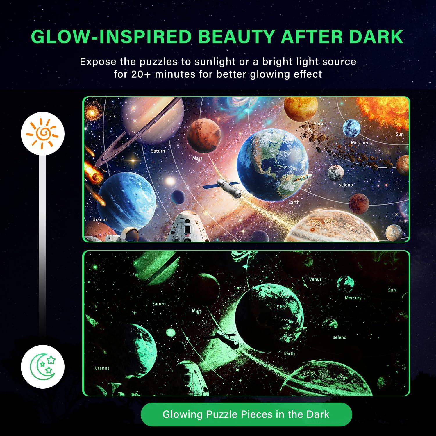 Rompecabezas 1000 Piezas Naturelish Sistema Solar Brillante