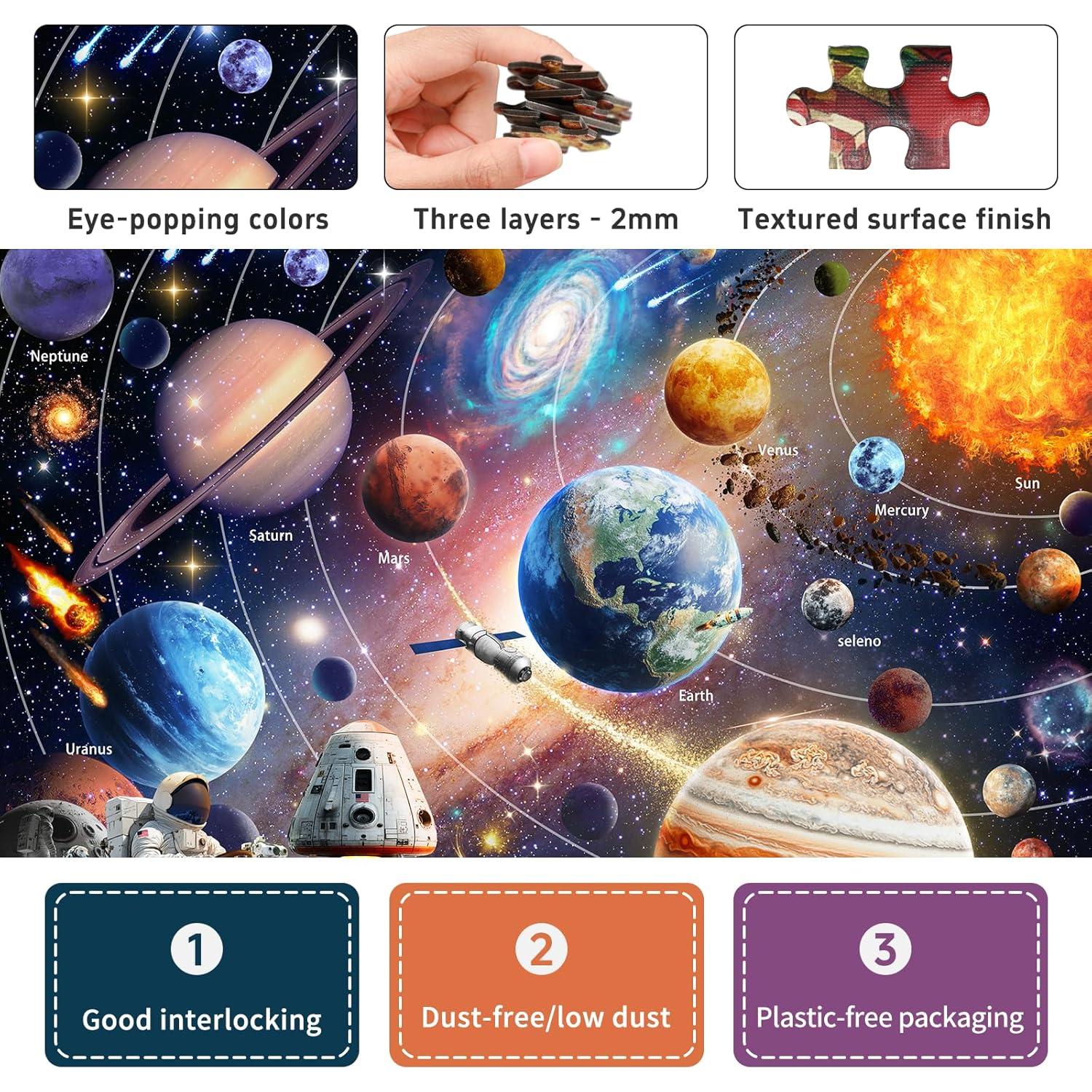 Rompecabezas 1000 Piezas Naturelish Sistema Solar Brillante