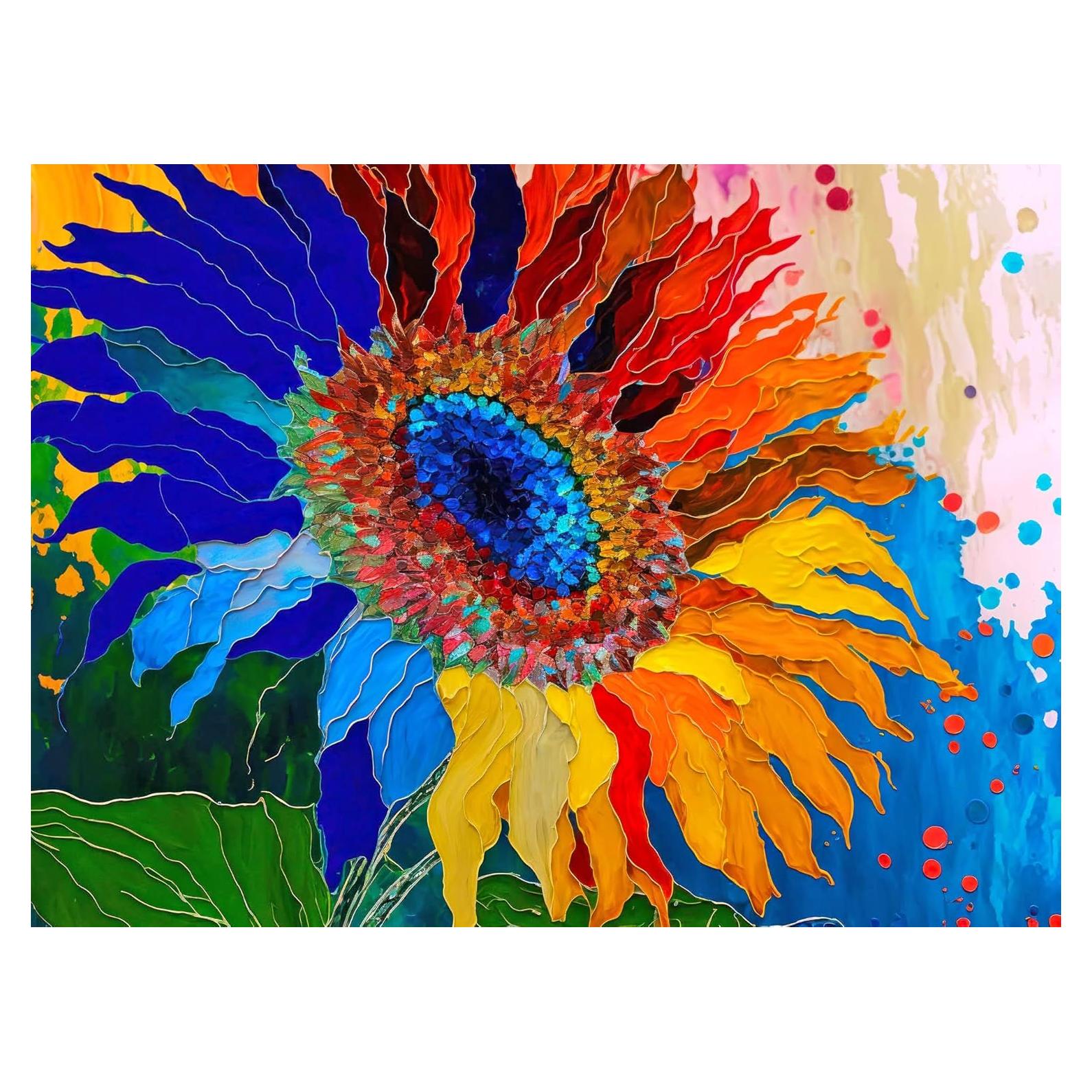 Rompecabezas 1000 Piezas Cross & Glory Girasol Colorido